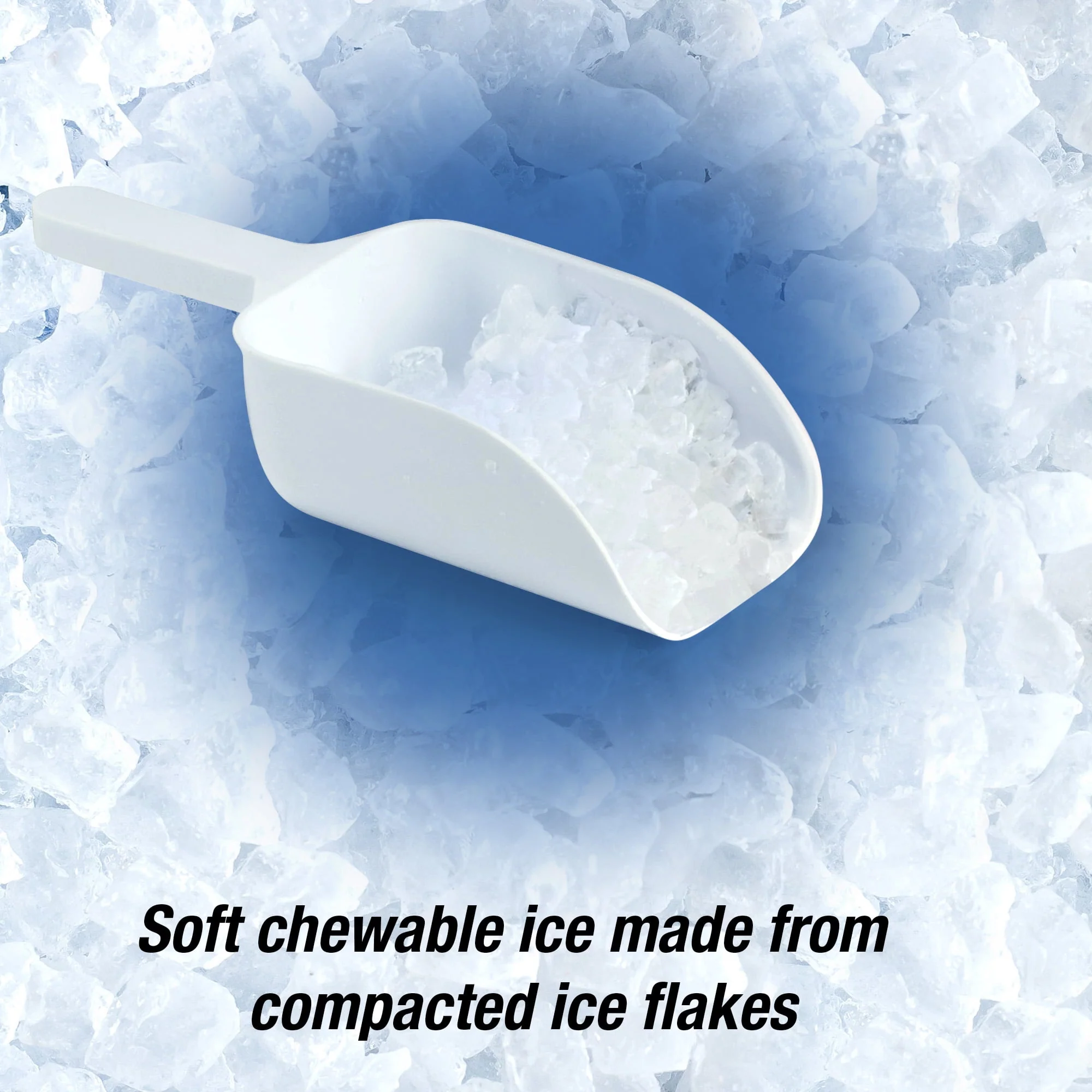 Personal Chiller Portable Countertop Ice Maker, Ice Nuggets, Stainless Steel Image 4