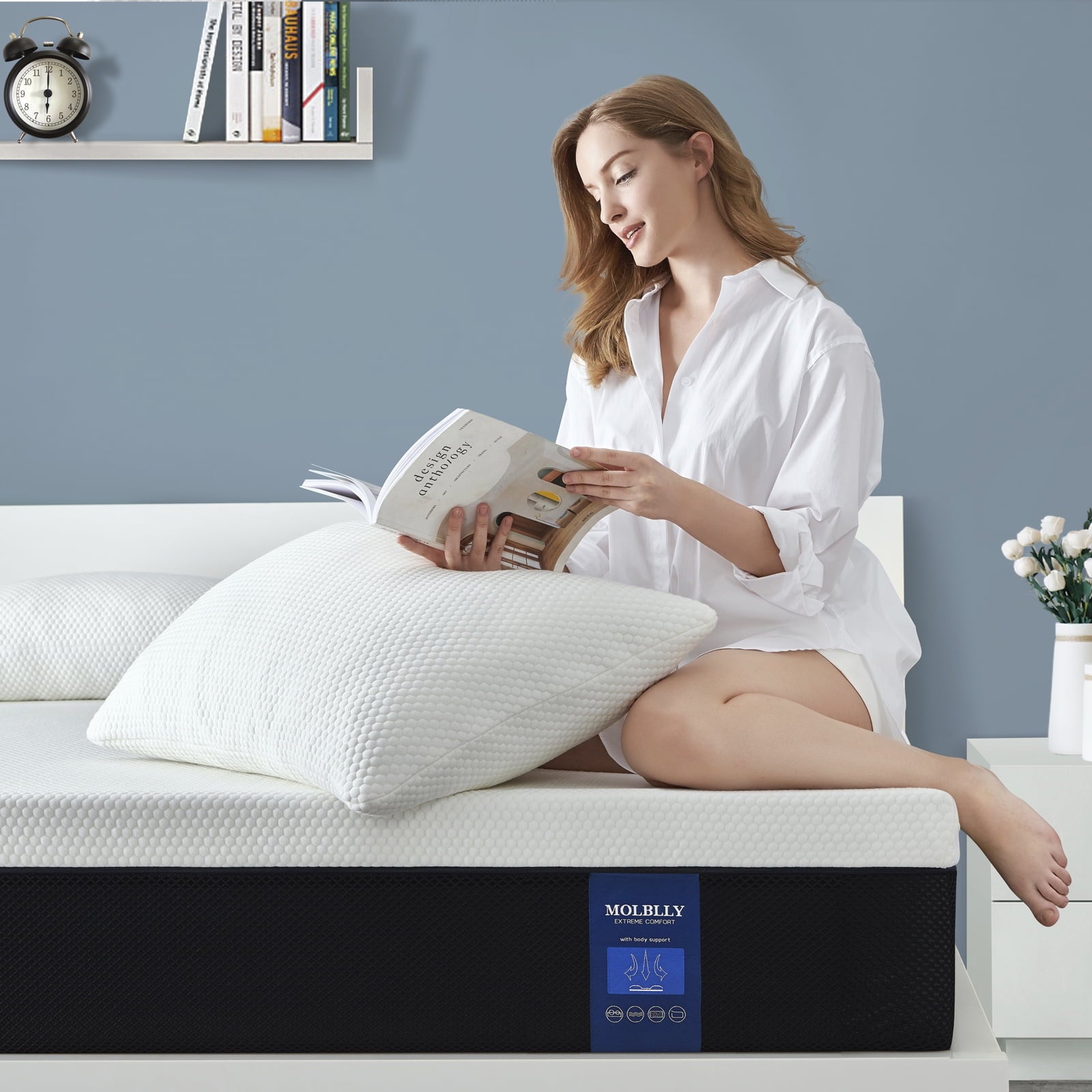 Mattress 10 Queen Size Gel Memory Foam Mattress with More Comfortable
