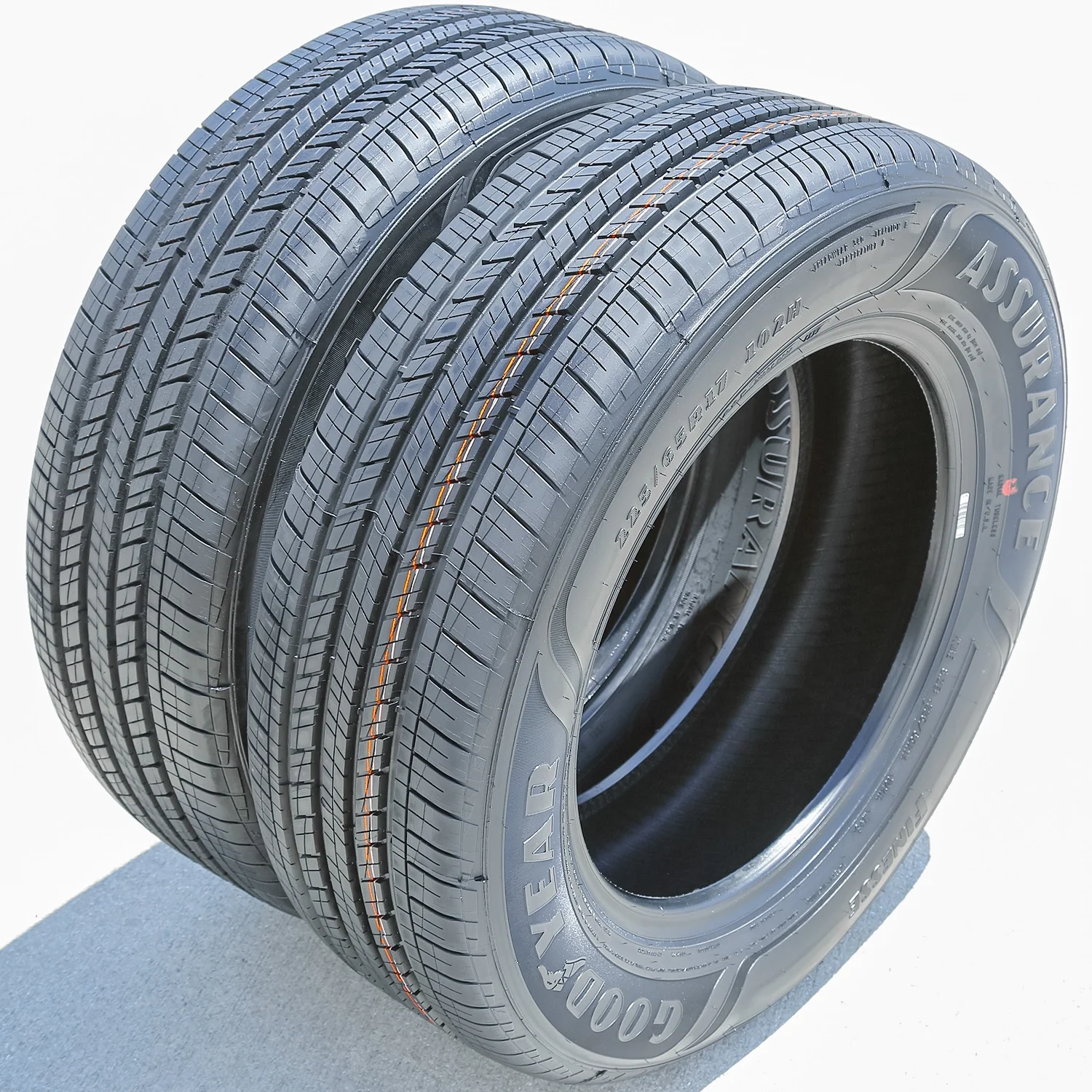 Set of 4 (FOUR) Tires Goodyear Assurance Finesse 225/65R17 102H AS A/S All-Season