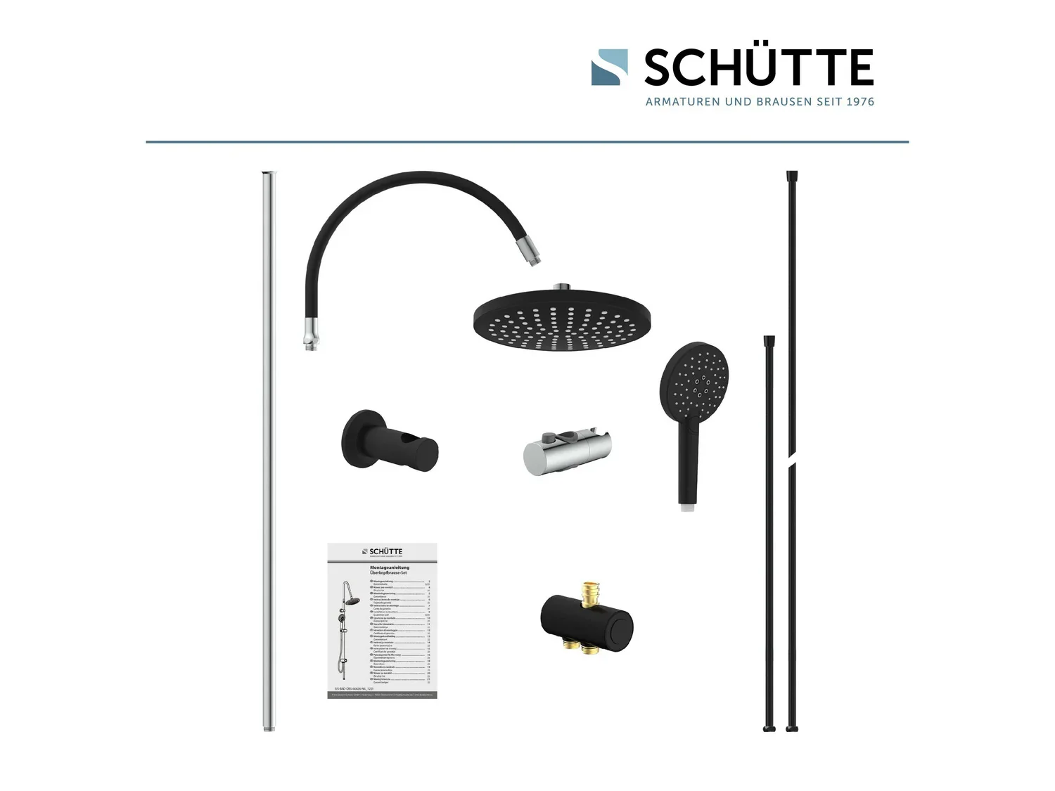 Schtte Colonne de douche MATAO RAIN, douche  pluie mobile et douchette