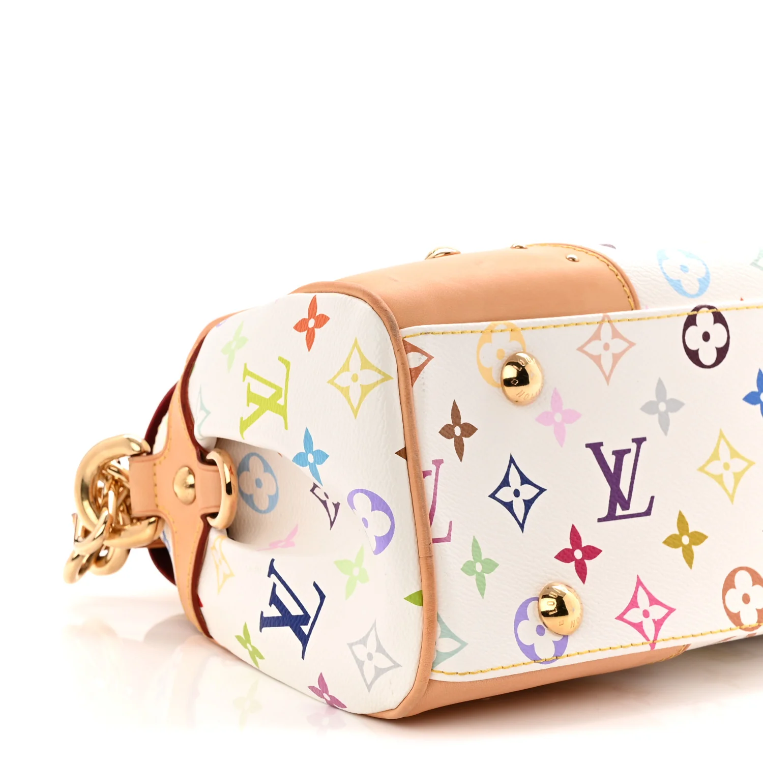 Monogram Multicolor Beverly MM White