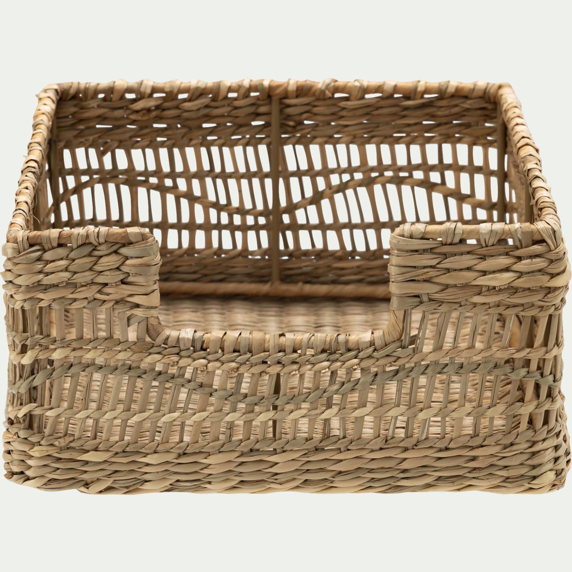 TRESSE - Range serviette carré en jonc de mer - naturel
