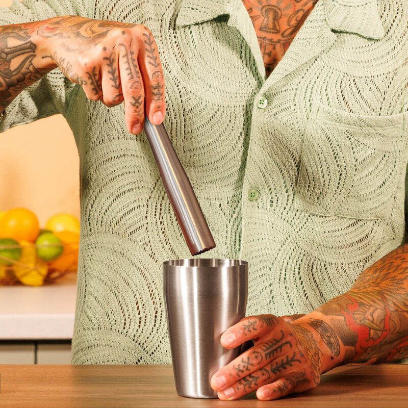 Cocktailmuddler 22 cm i rustfritt stål