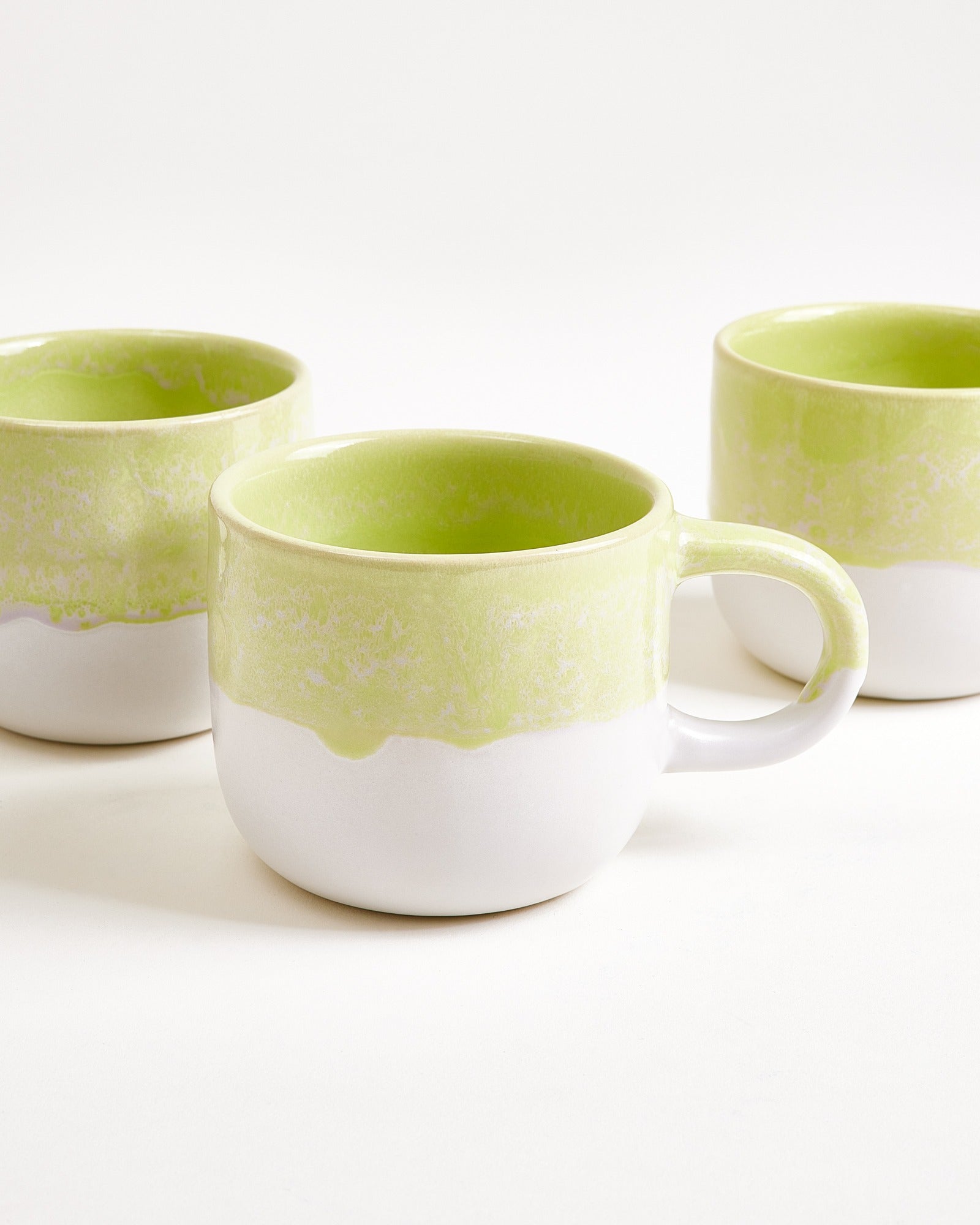 COIMBRA - SMALL MUG LIME SET OF 6