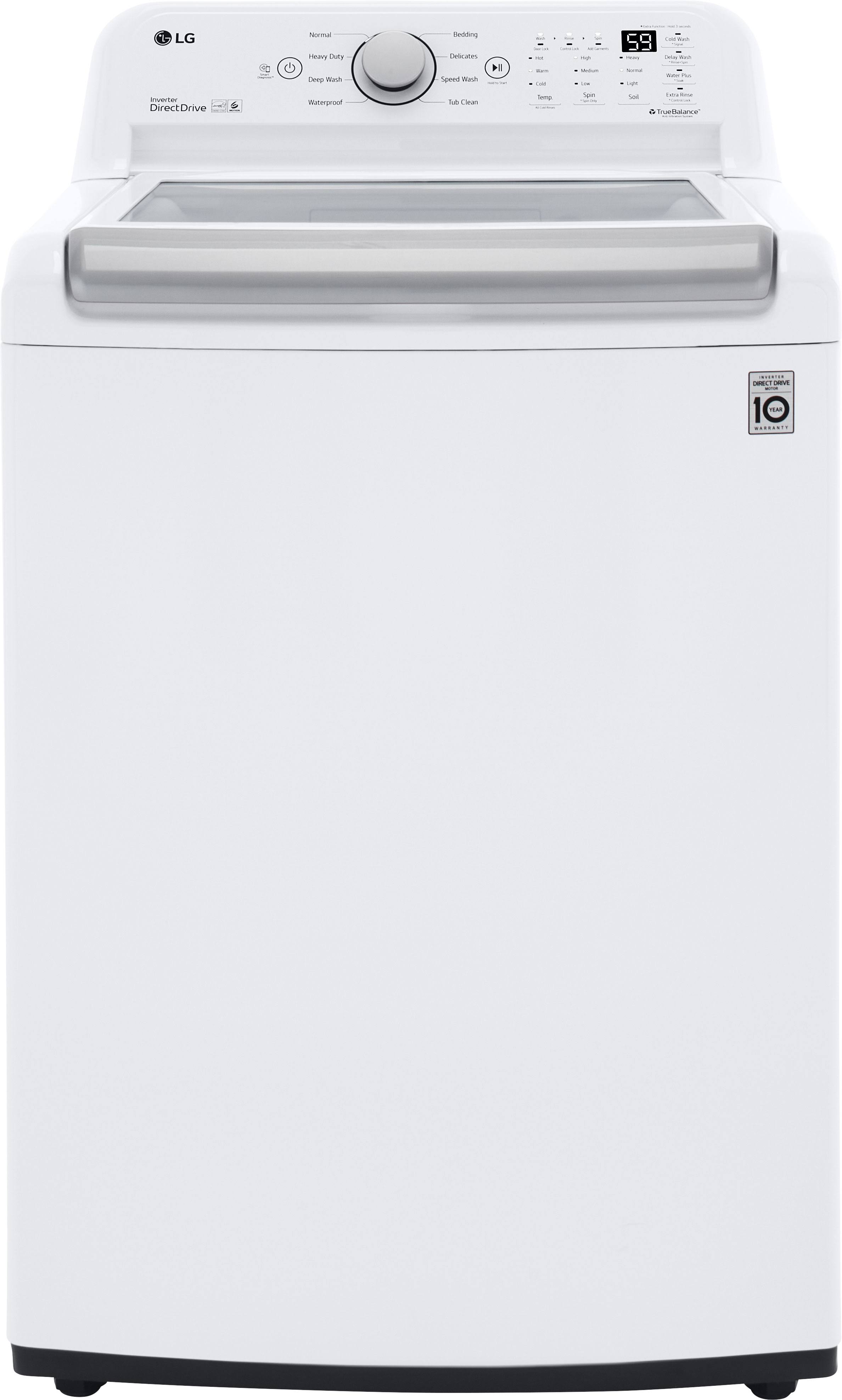 LG WT7150CW 5.0 Cu. ft. Top Load Washer with TurboDrum - White