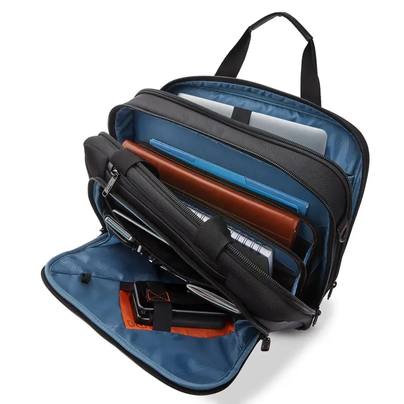 Black Pro Double Compartment Brief Laptop Bags & Briefcases | 5208-RQIJZ - SAMSONITE OUTLET