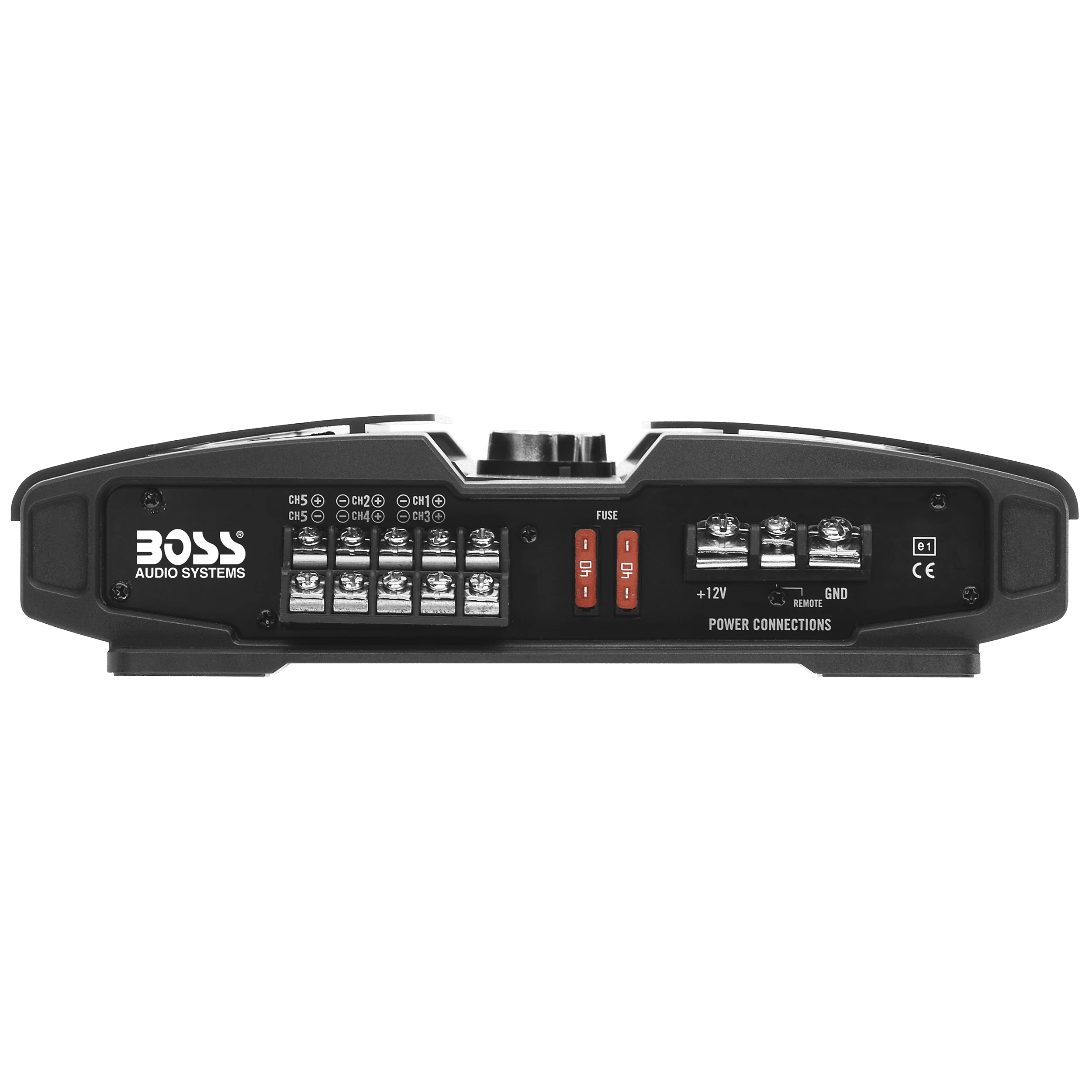 BOSS Audio Systems PV3700 5 Phantom Series Car Audio Amplifier - 3700 High Output, 5 Channel, 2/4 Ohm Stable, Low/High Level Inputs, High/Low Pass Crossover, Full Range, Bridgeable, Subwoofer