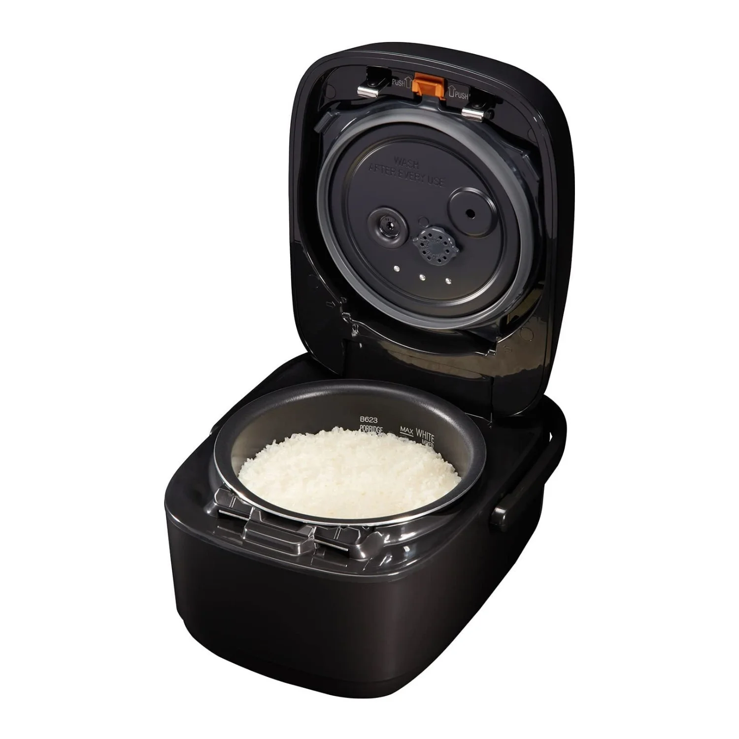 NW-JEC10BA 5.5-Cup Capacity Pressure Induction Heating Rice Cooker and Warmer (Black)(Black) - Image 4