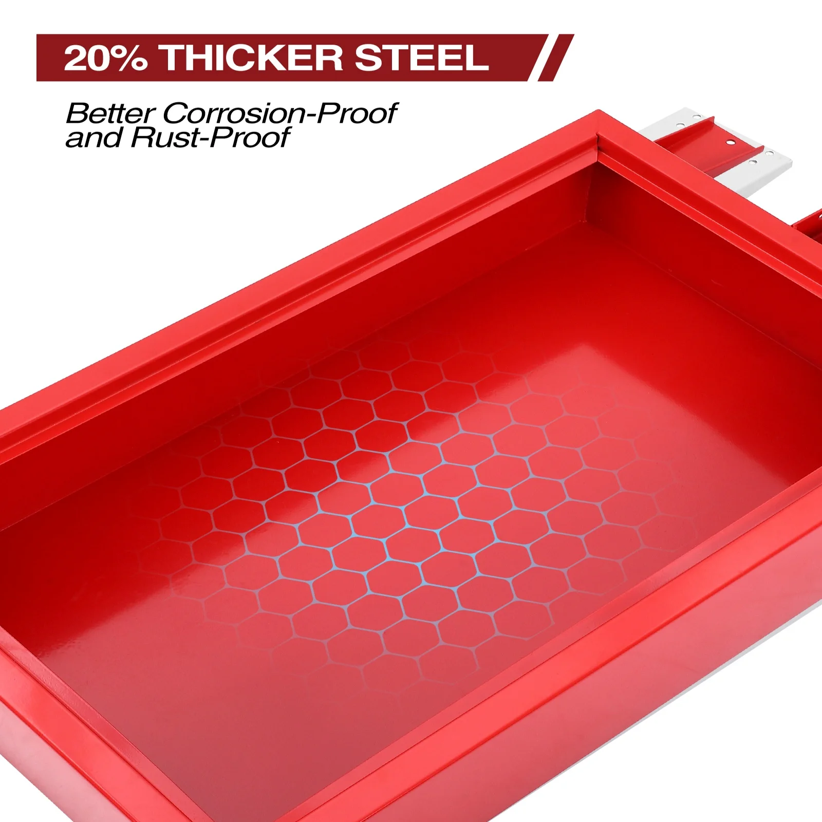 20 Gallon Electric Oil Drain Pan with 110V Pump 8 Ft Hose, Low Profile T Folding Handle Oil Drain Cart for Truck Cars SUVs,Red(Metal/20 gal/Red) - Image 4