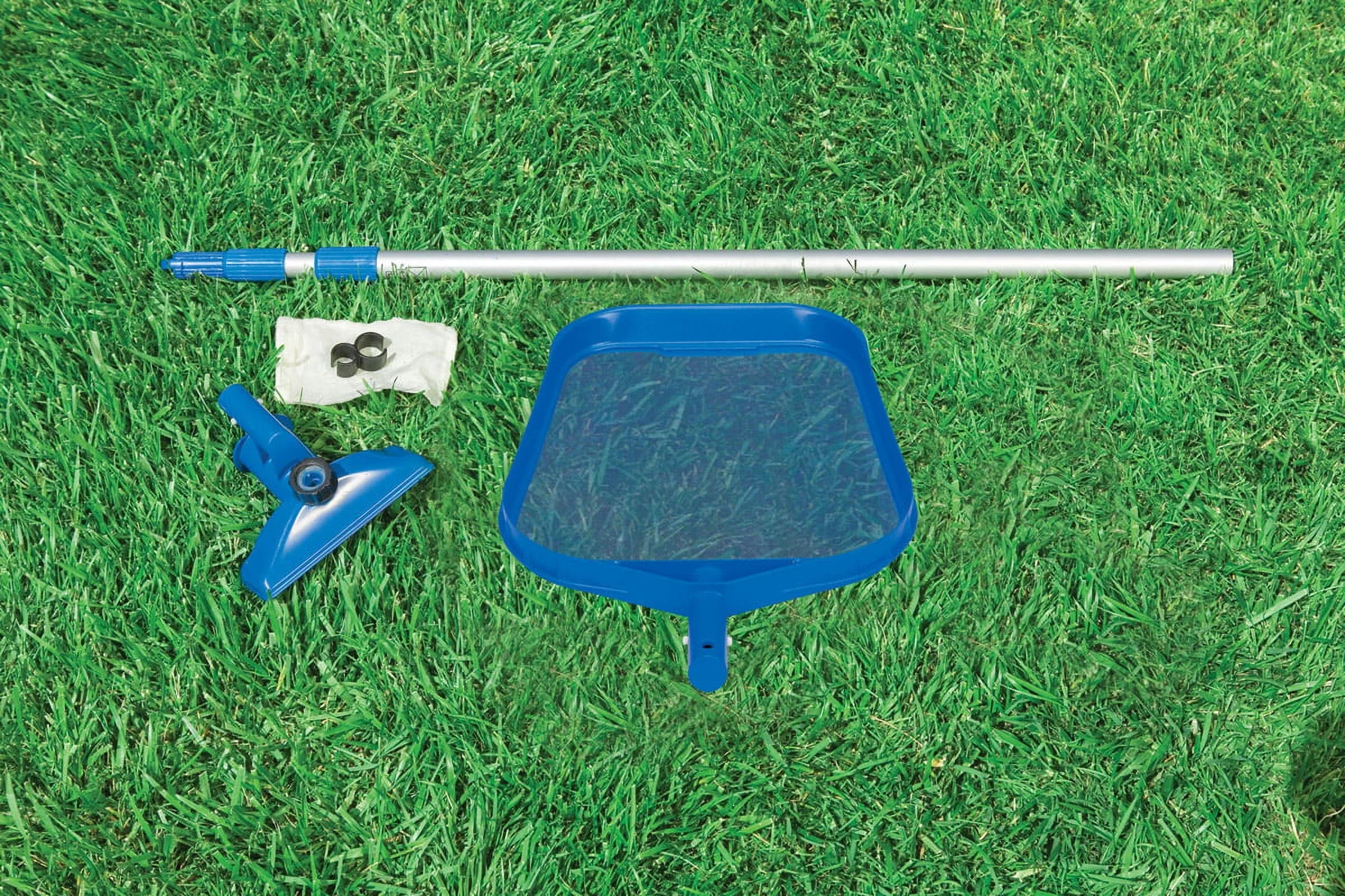 12' x 30" Round Metal Frame Above Ground Pool, Filter, Cover, Maintenance Kit - Image 6