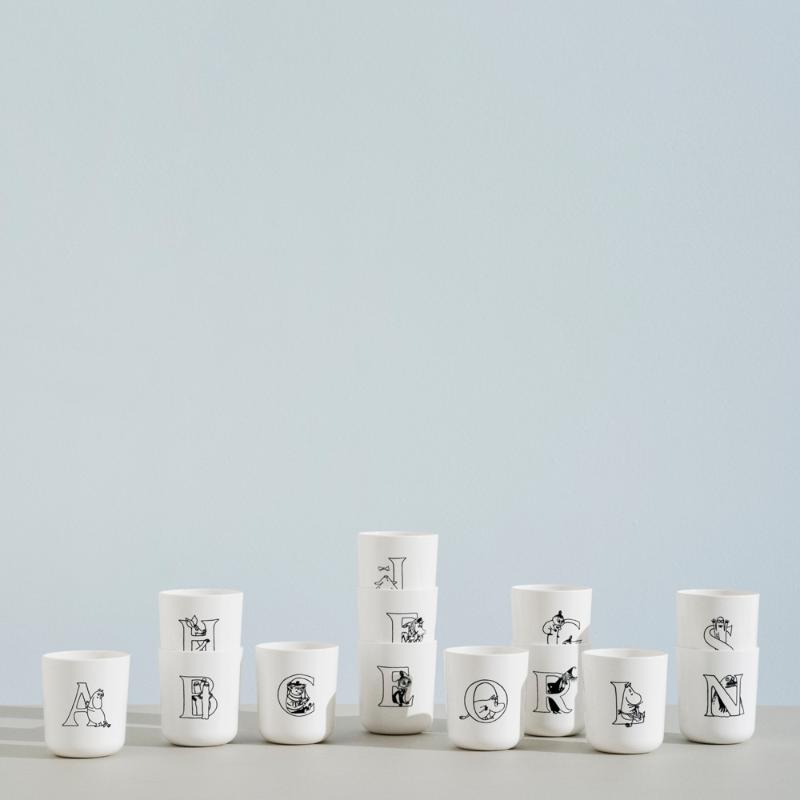 Moomin ABC krus P 20 cl hvit