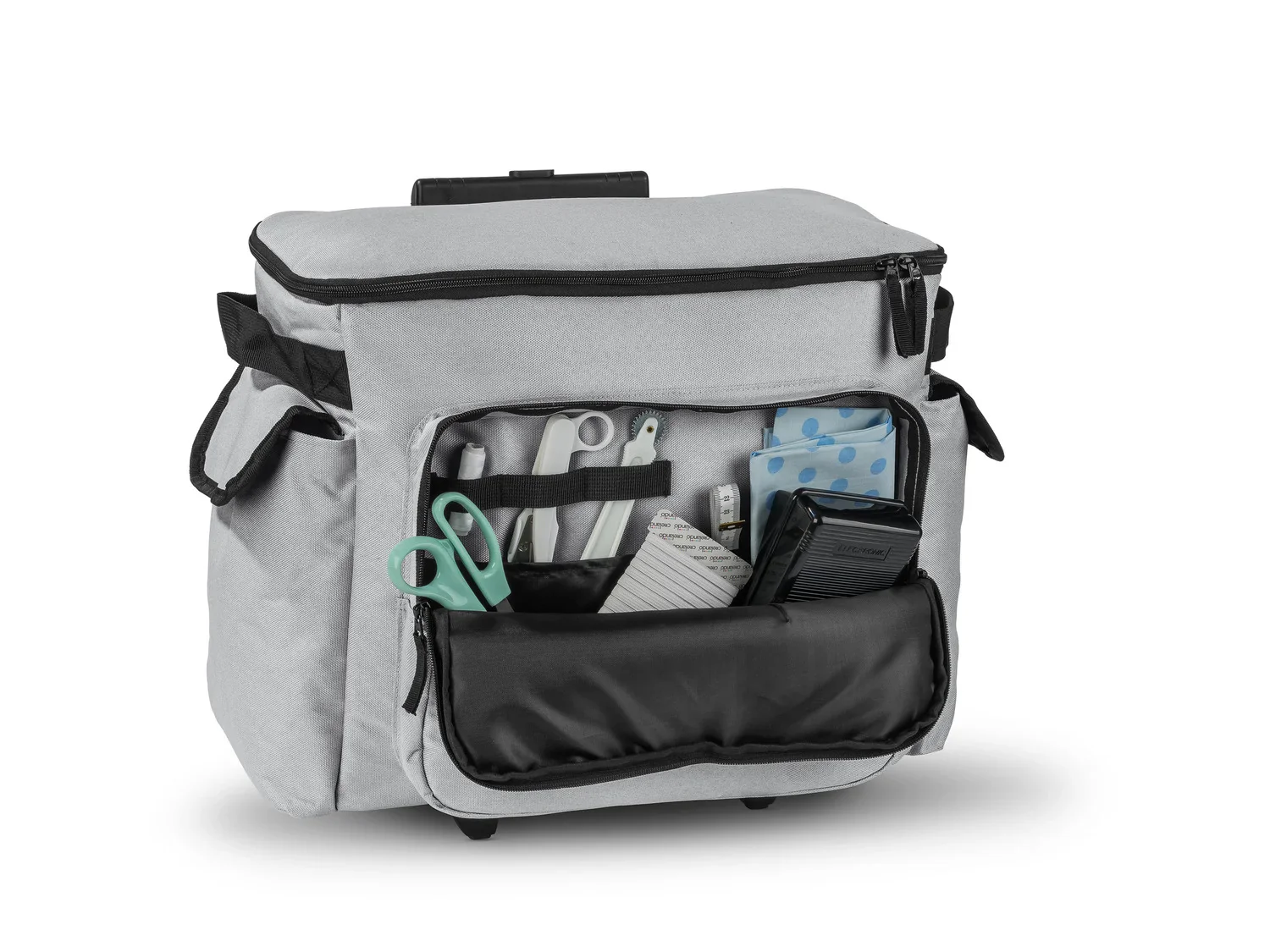 TOPMOVE Sac pour accessoires de tricot ou trolley pour machine  coudre