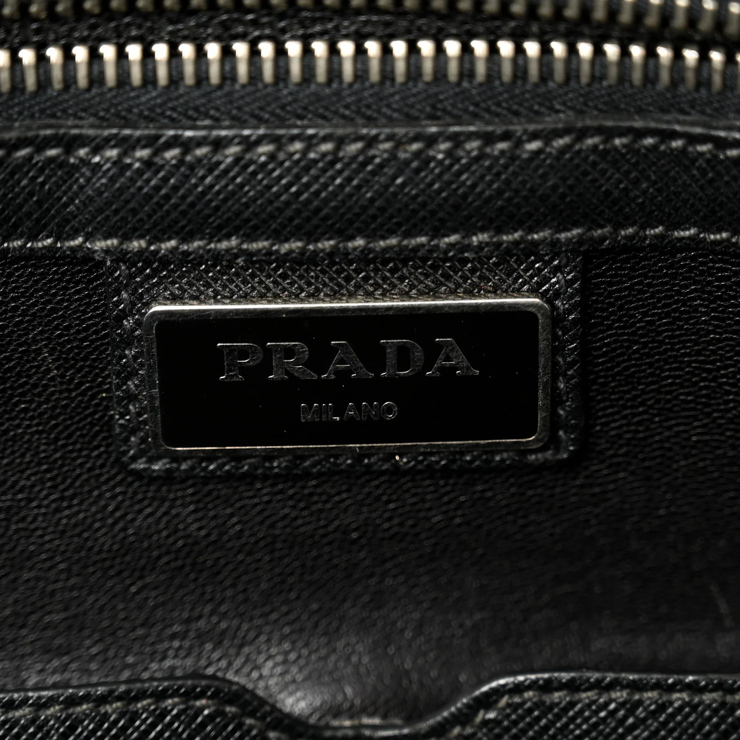 Saffiano Travel Briefcase Black