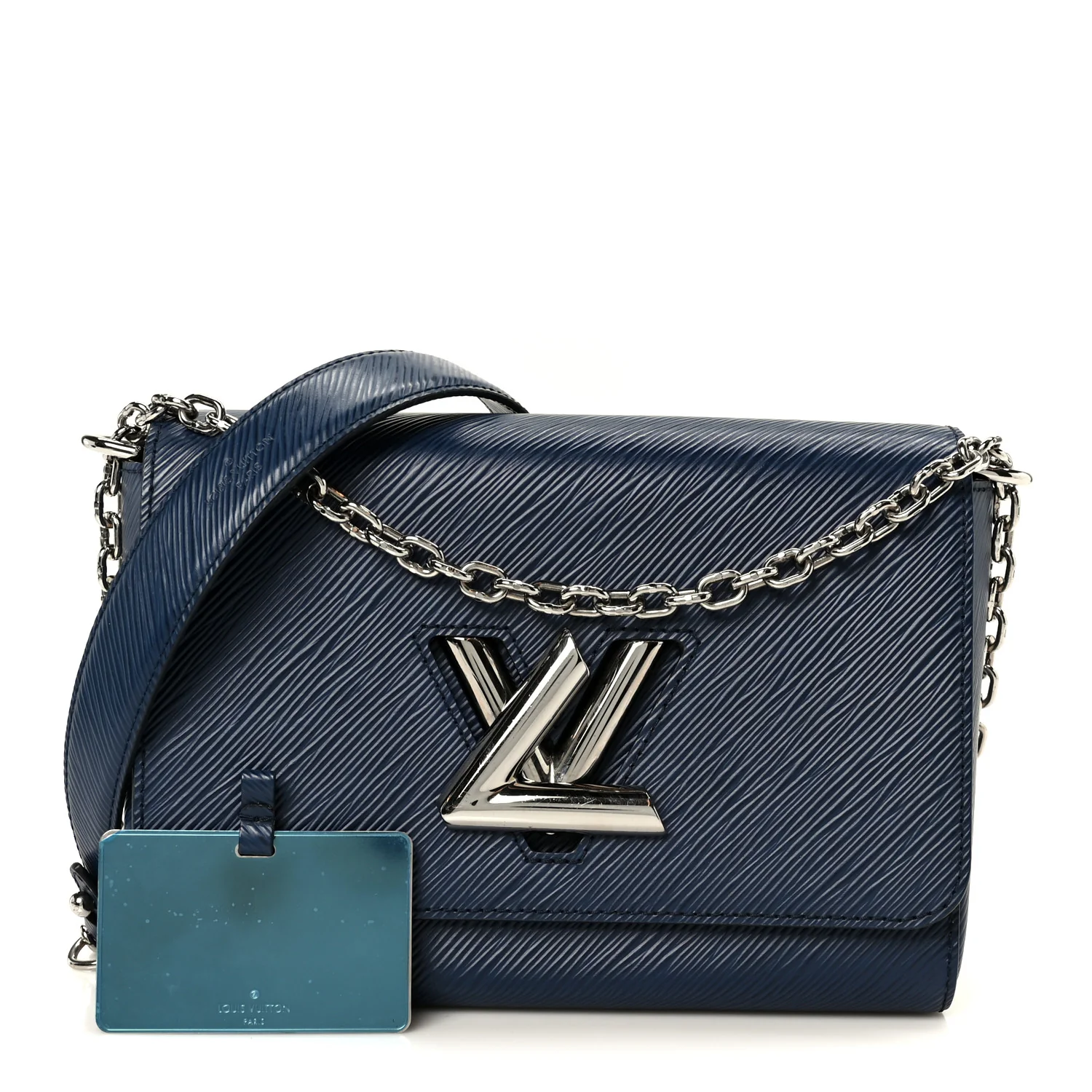 Epi Twist Shoulder Bag MM Navy