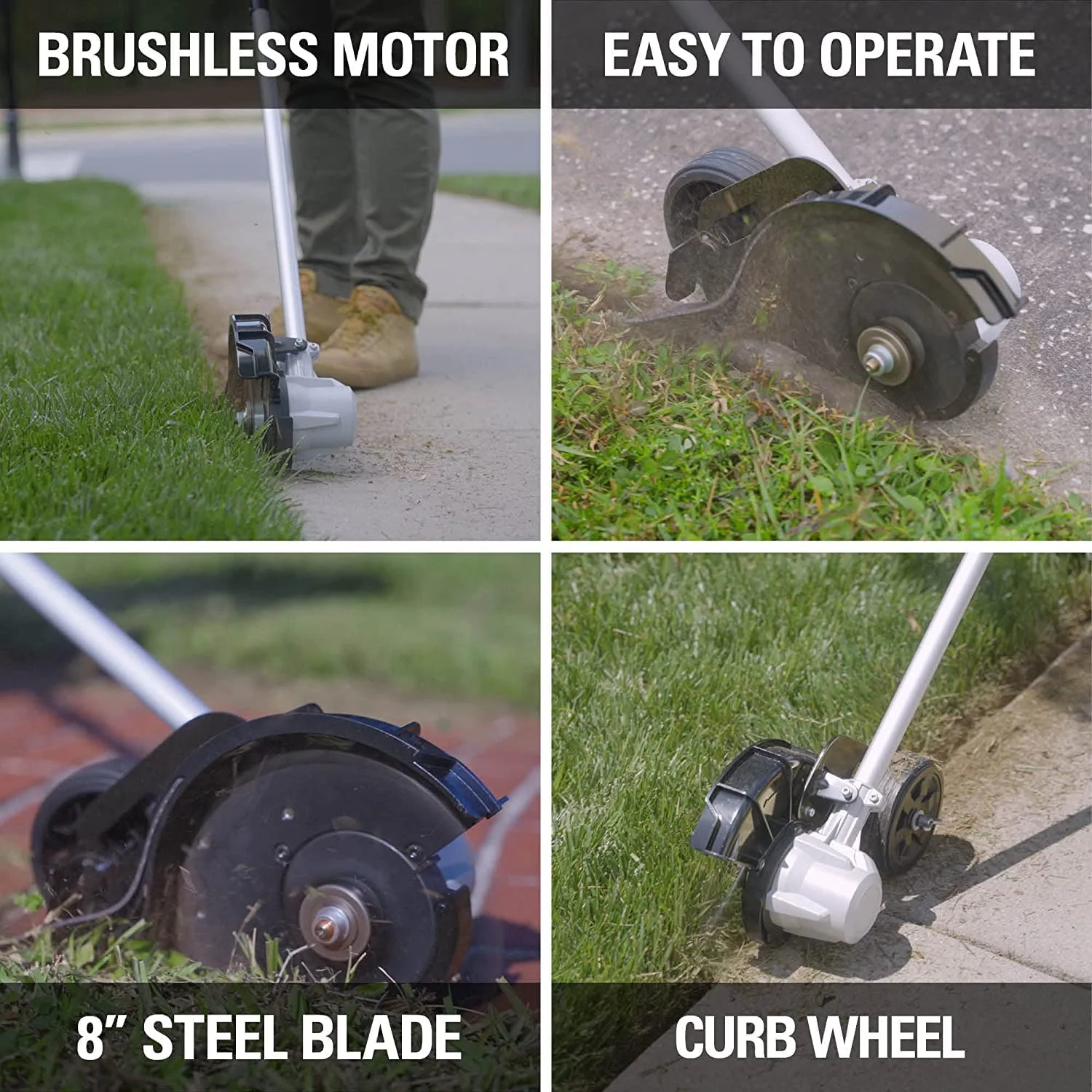 40V 8-inch Brushless Edger, Tool Only - Image 3