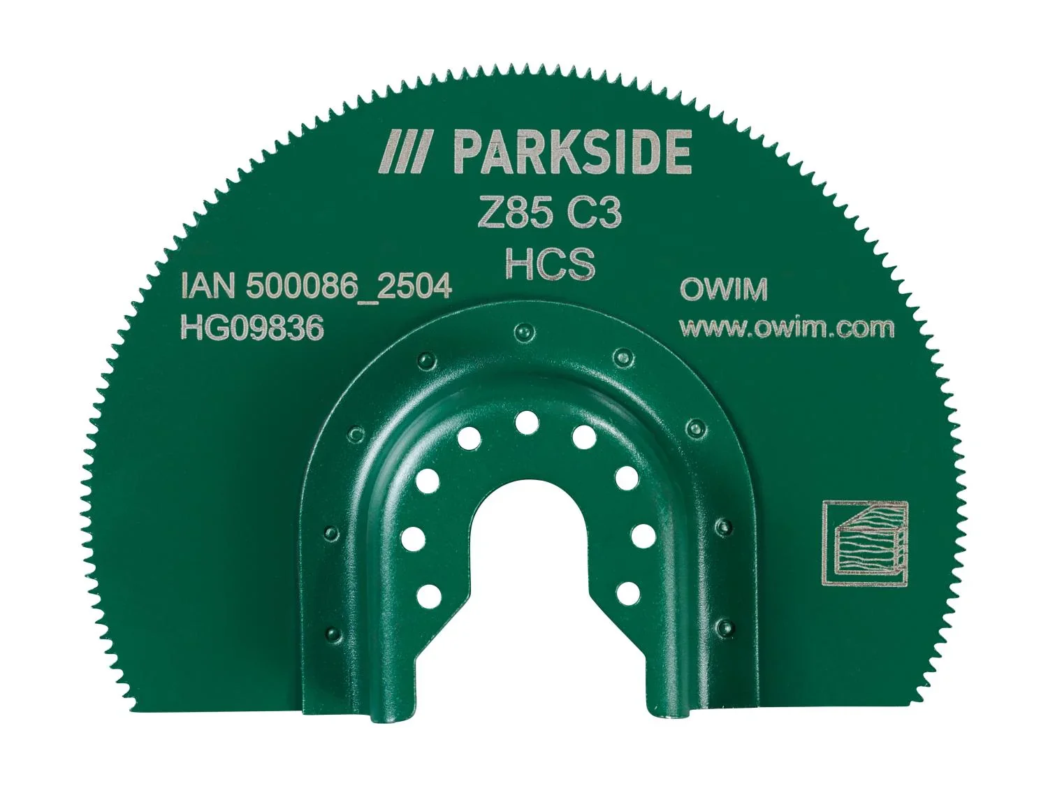 PARKSIDE Accessoire pour scie, Plateau de ponage ou Feuilles abrasives triangulaires