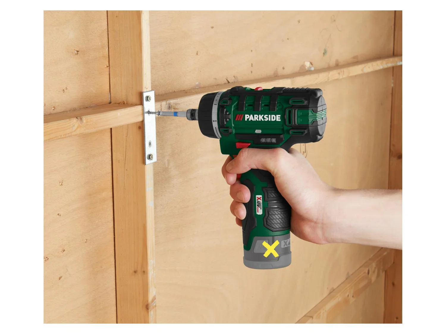 PARKSIDE Perceuse-visseuse sans fil PBSA 12 E4, 28 Nm, 12 V
