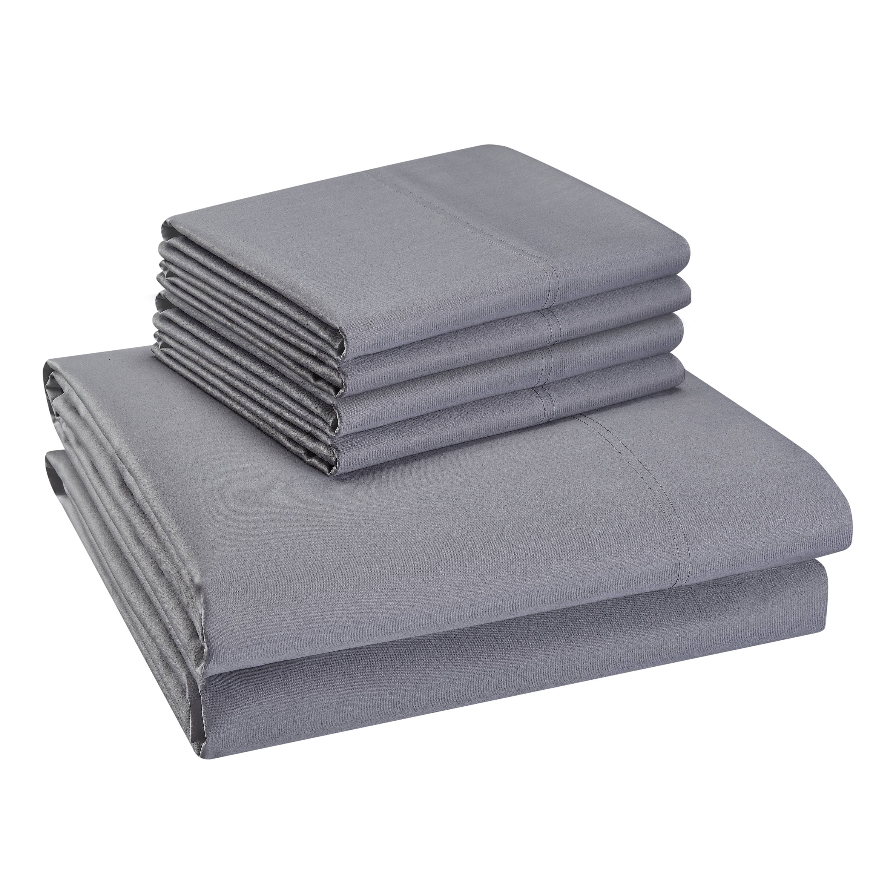Hotel Style 800-Thread Count Multiple Colors Cotton Rich Sateen Weave Sheet Set