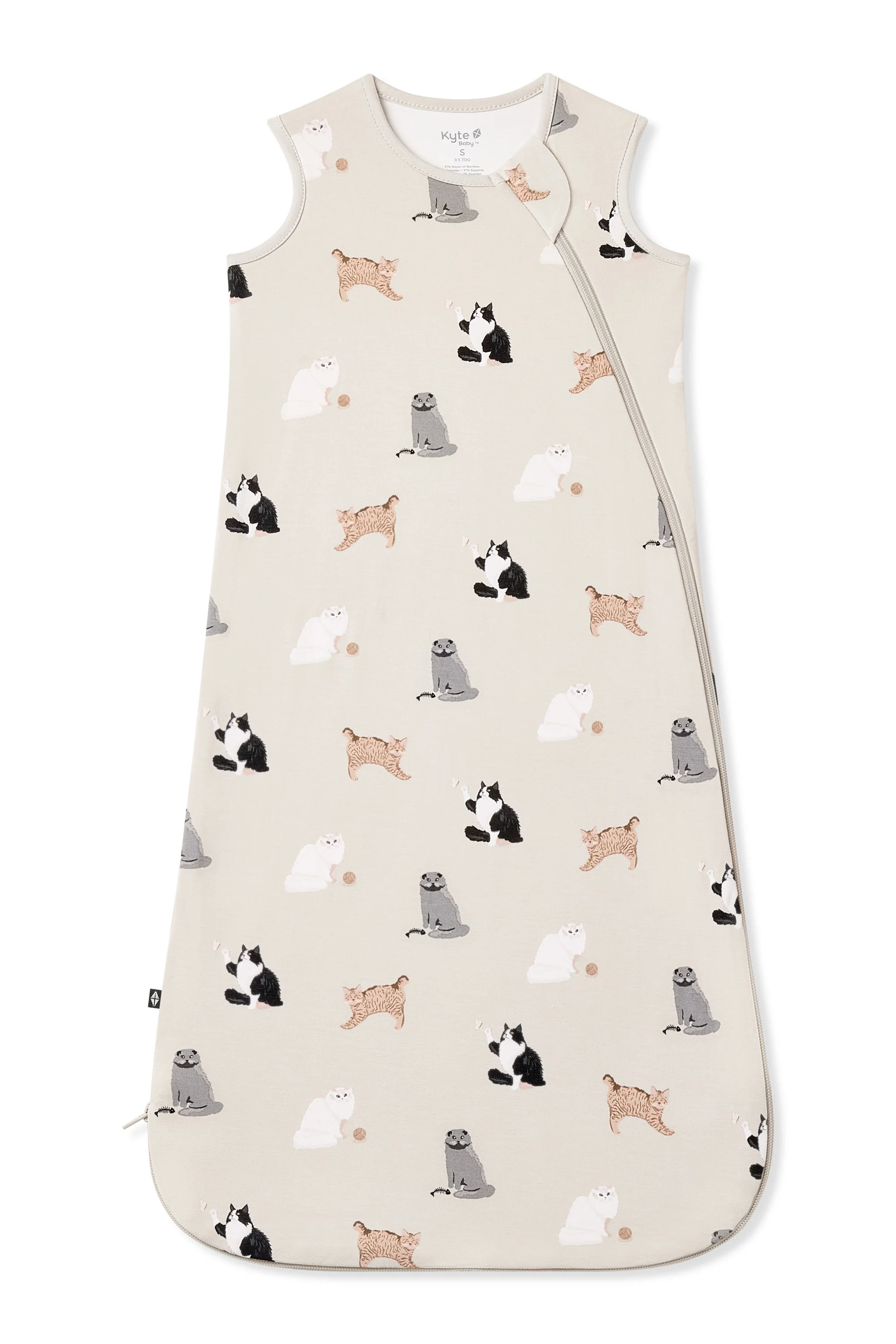 Sleep Bag in Fluffy Cat 0.5