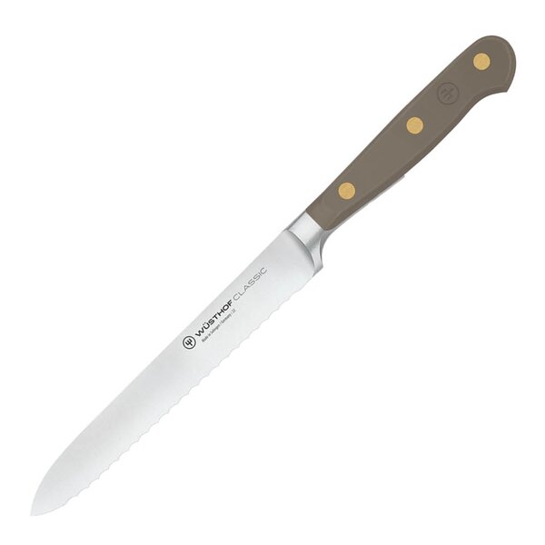 Classic Colour tannet tomat-/pølsekniv 14 cm Velvet Oyster