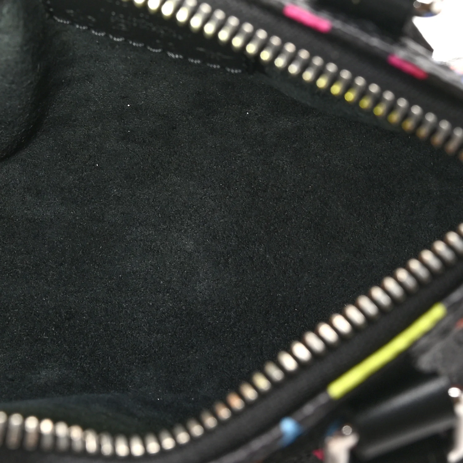 LV X TM Monogram Multicolor Nano Speedy Black