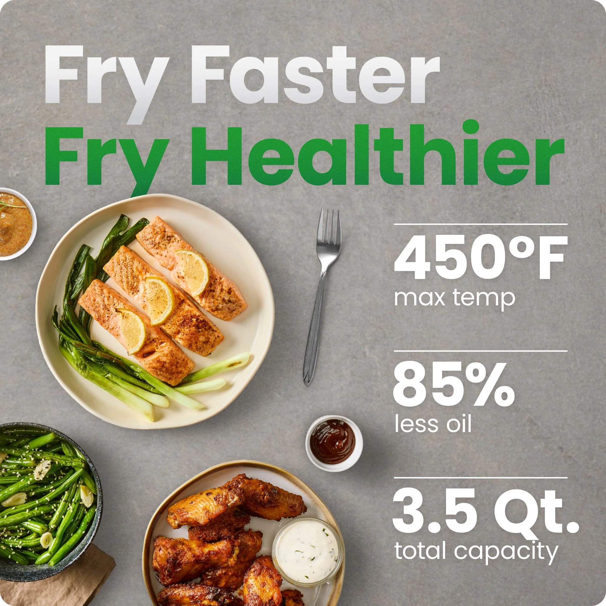 TurboFry 3.5 Qt. 4-in-1 Air Fryer