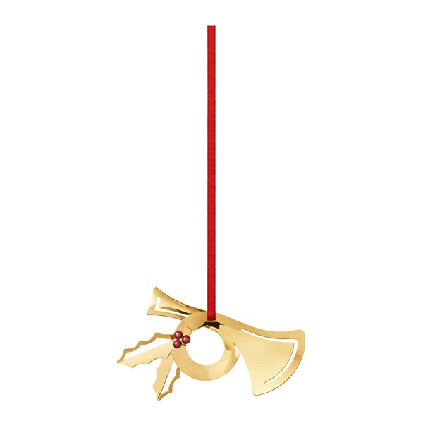 2026 juleornament horn 4,8 cm gull
