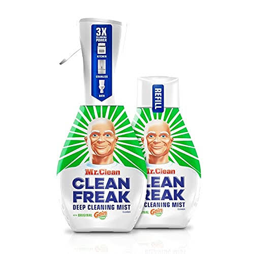 Mr. Clean Freak Deep Cleaning Mist Multi-Surface Spray with Gain Original Bundle