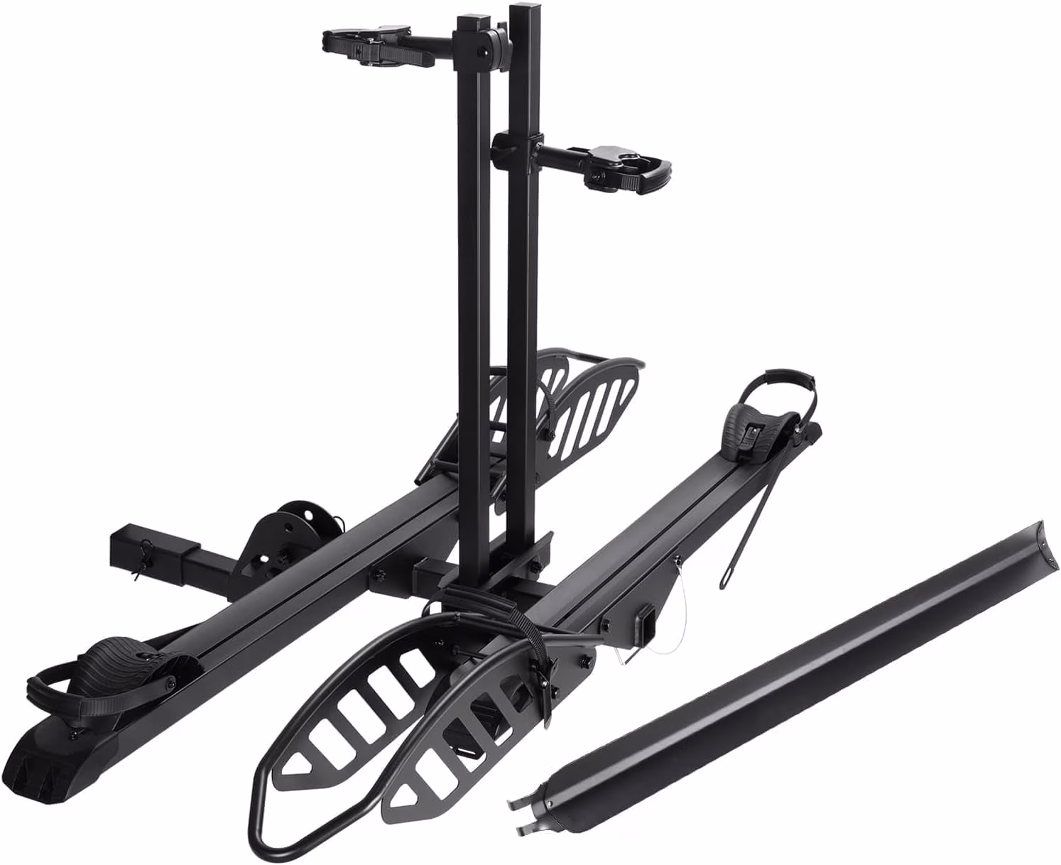 Electric Ebike Rack, 200lb Capacity, Alloy Steel Hitch Mount, Fits 5-Inch Fat Tire Bikes, 2-Inch Receiver(2 Bike Rack/200lbs, Fits up to 58'' Wheelbase) - Image 7