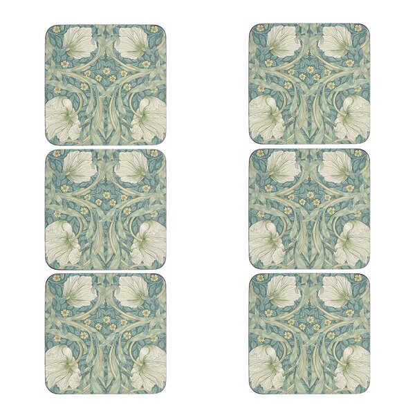 Morris & Co Pimpernel glassunderlag 6 stk