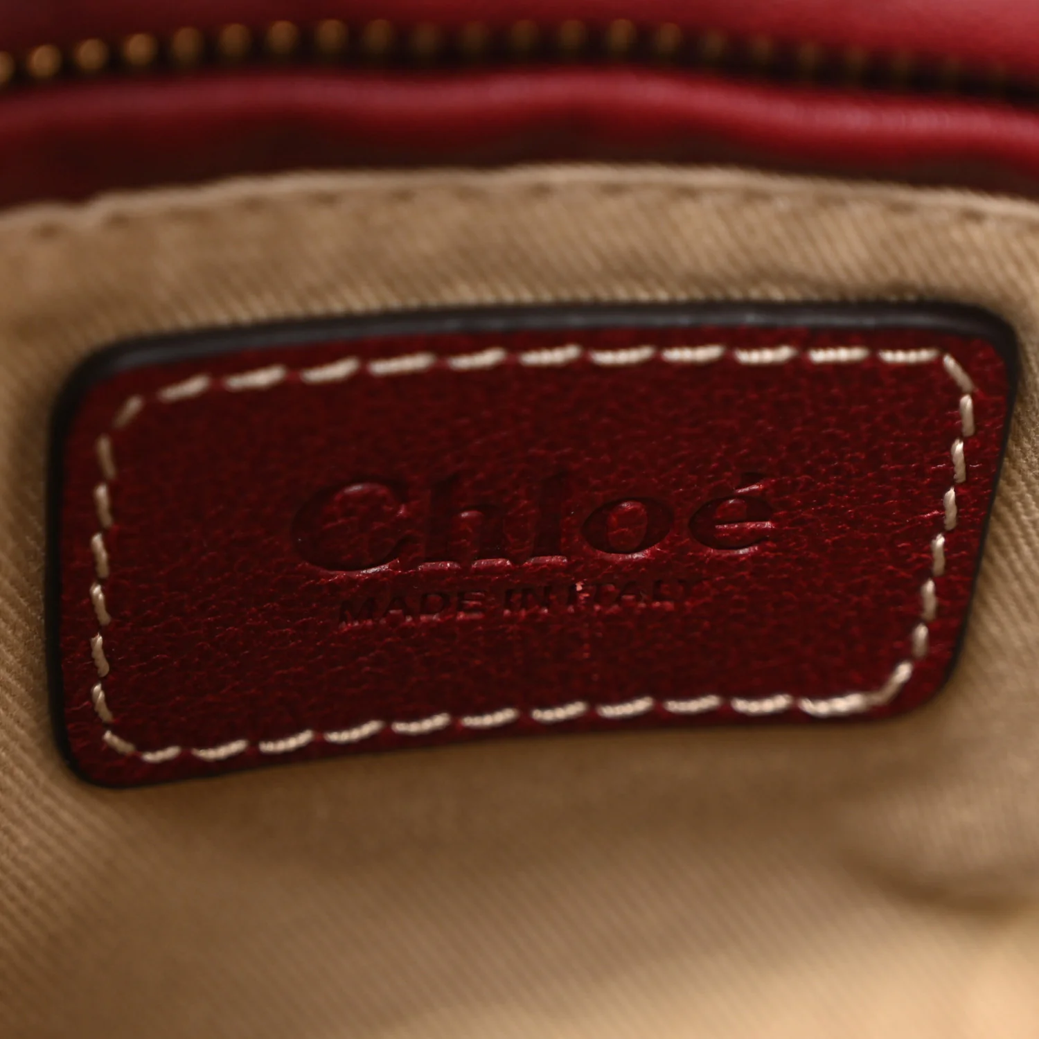 Calfskin Medium Marcie Satchel Stormy Red