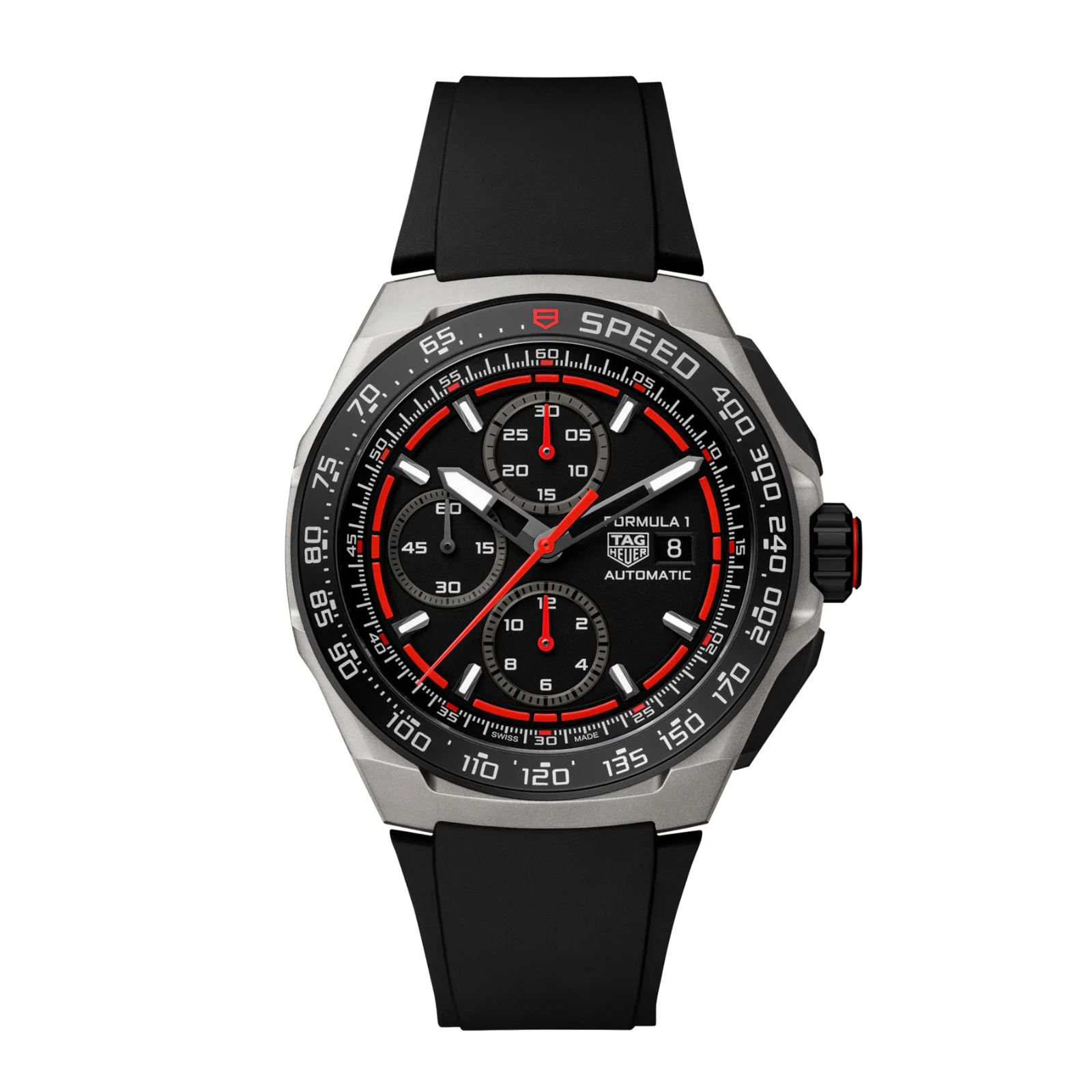 【Super Clone】TAG Heuer Formula 1 Chronograph Automatic 44mm Mens Watch Black CBZ2082.FT8096