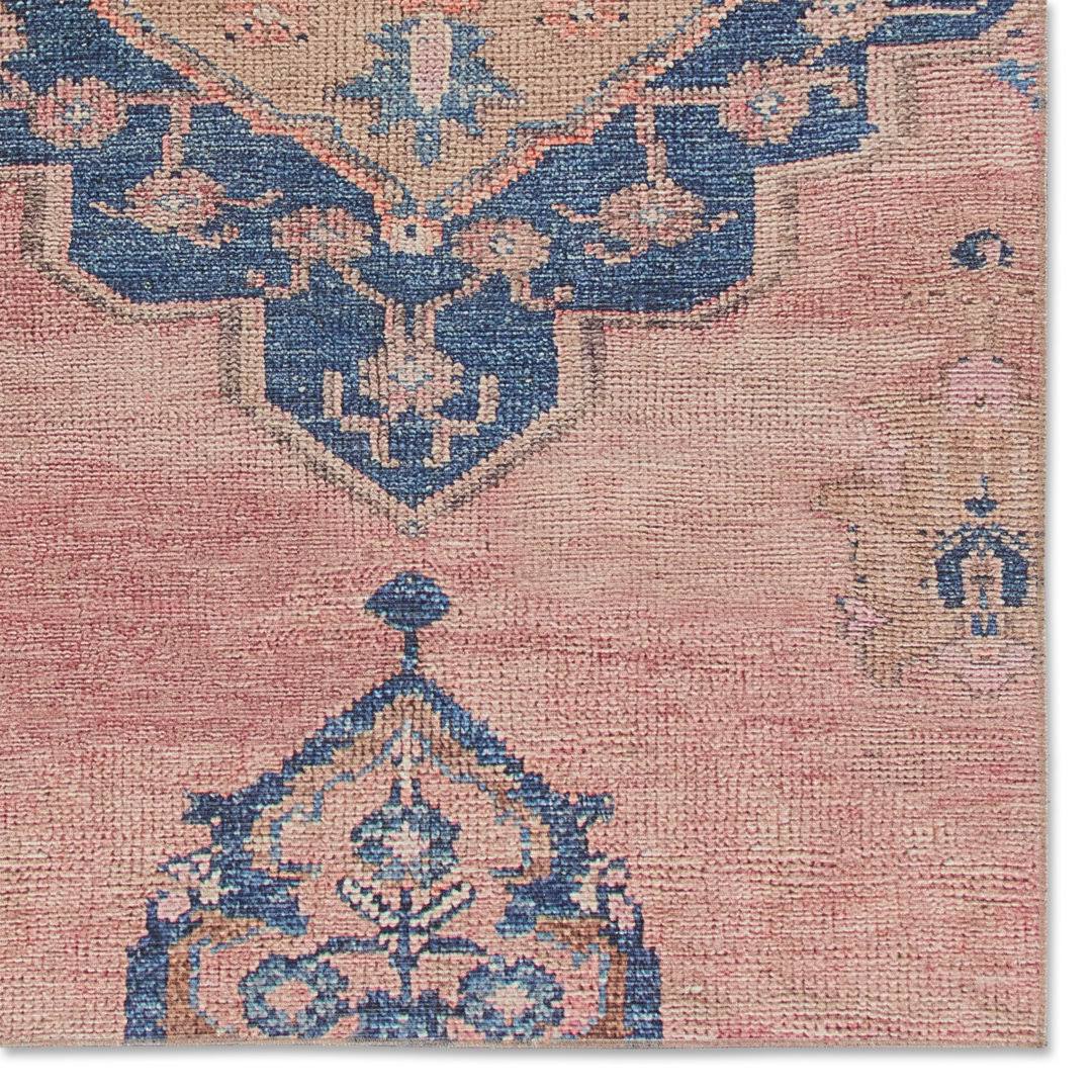 Machine Washable Pink/Blue Rug Birch Lane Rug Size: Rectangle 2' x 3'