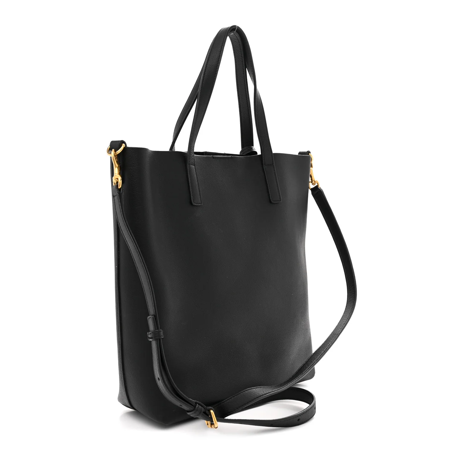 Calfskin Toy Shopping Tote Black