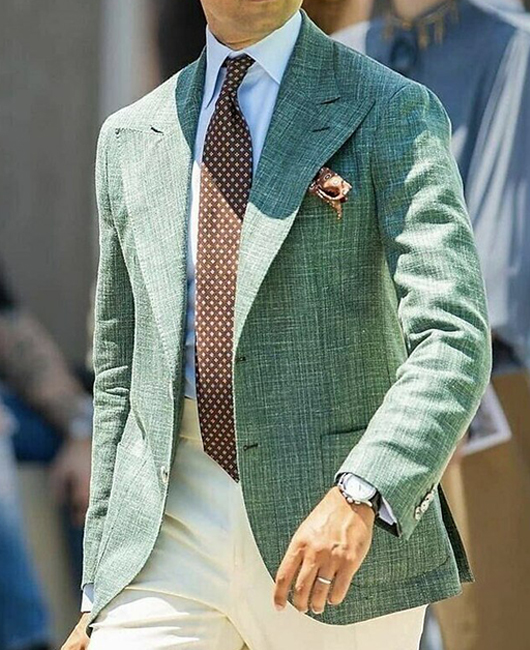 Blazer décontracté à col à revers uni, poches et deux boutons