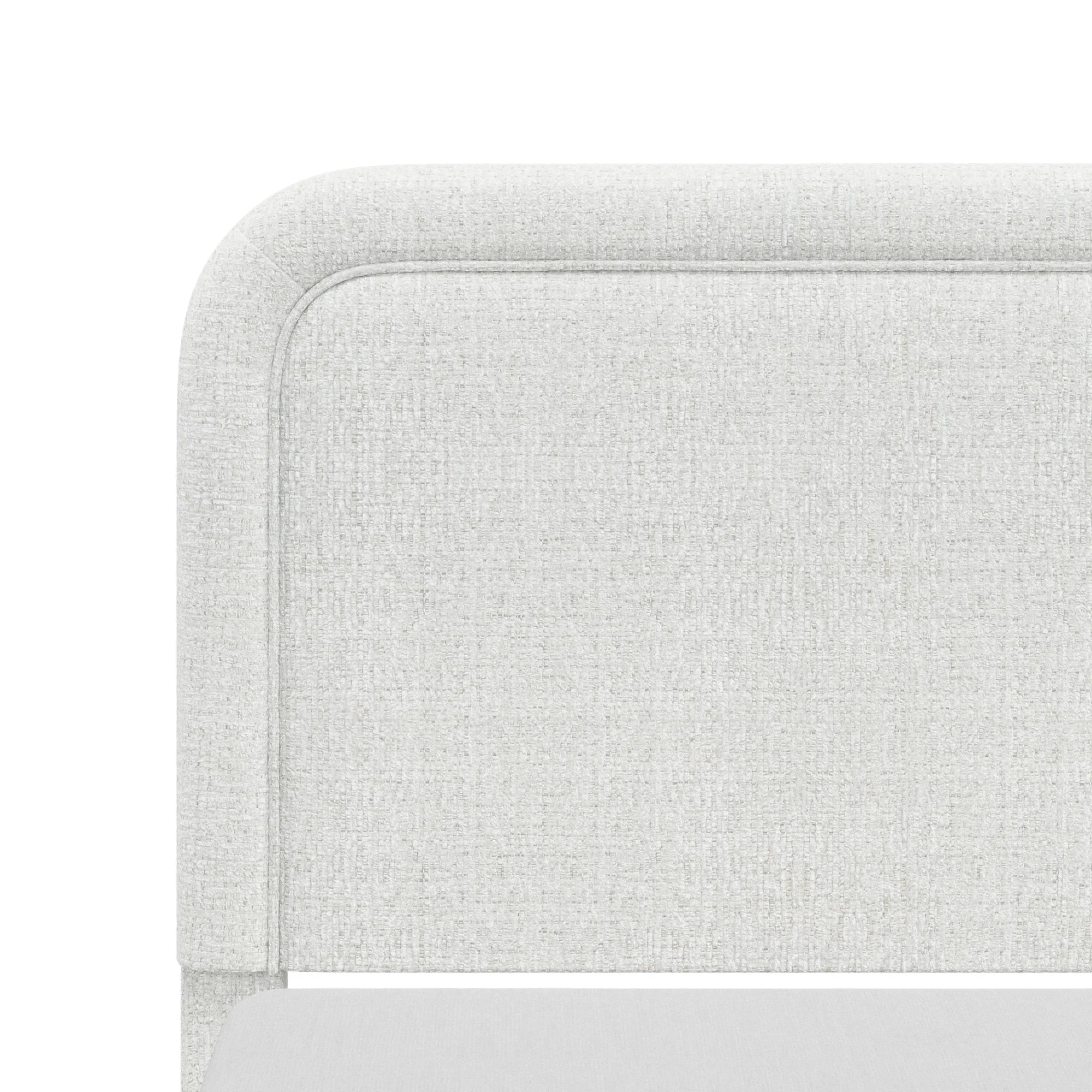 Better Homes & Gardens Juliet King Boucle Platform Bed, Ivory