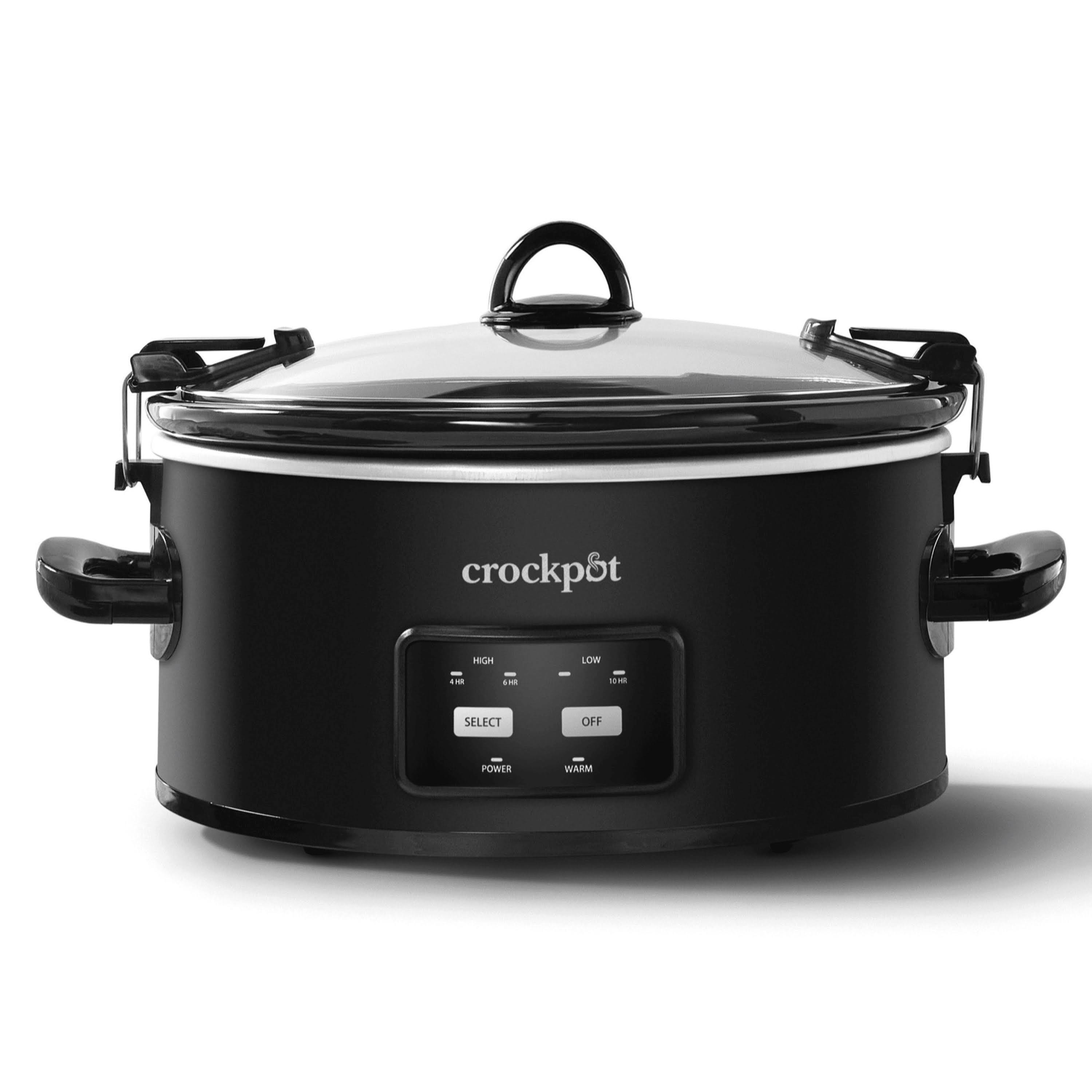 Crock-Pot Programmable Slow Cooker - Black - 6 qt