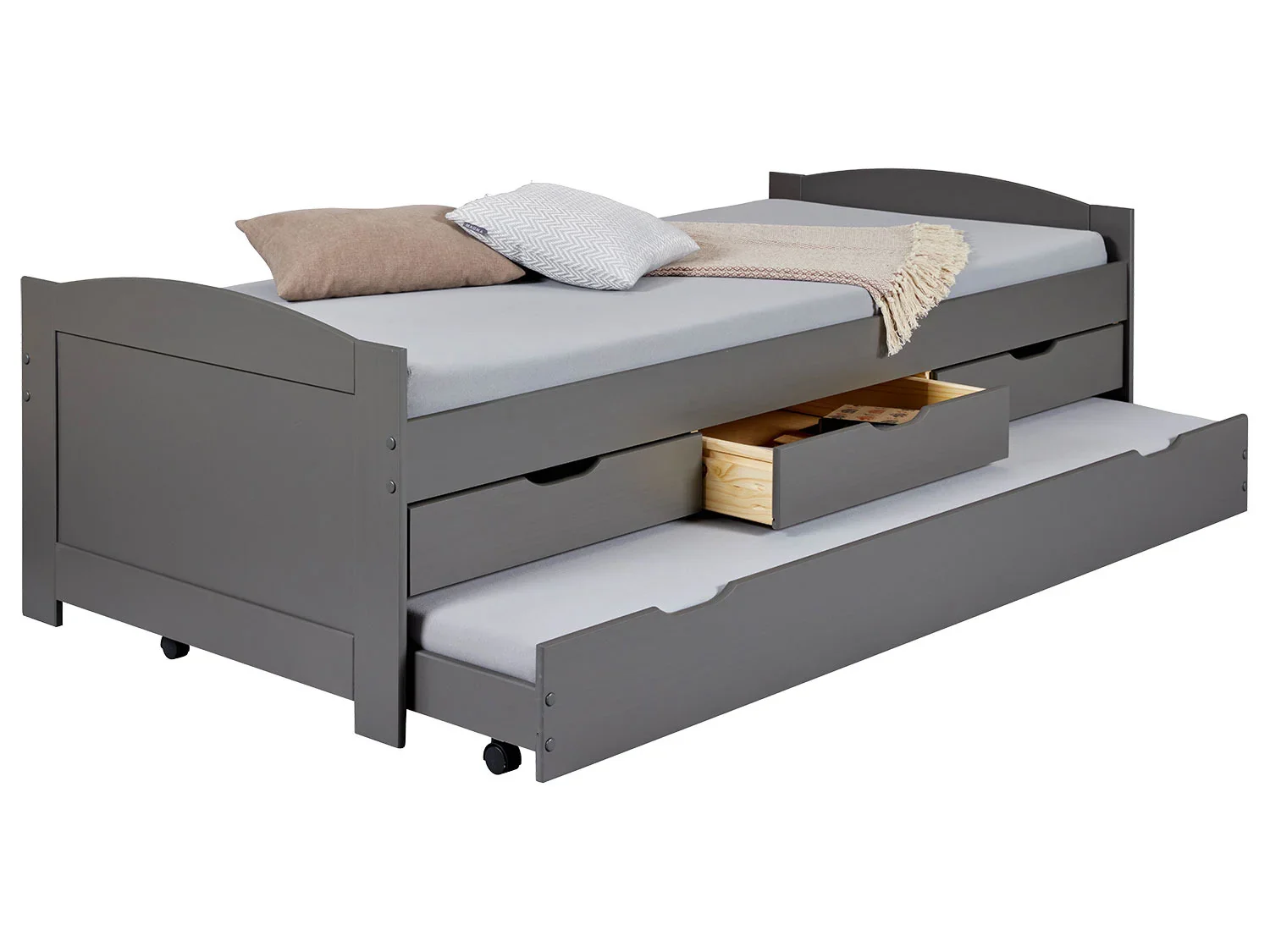 Inter Link Lit banquette 3 tiroirs, 205 x 63 x 96 cm