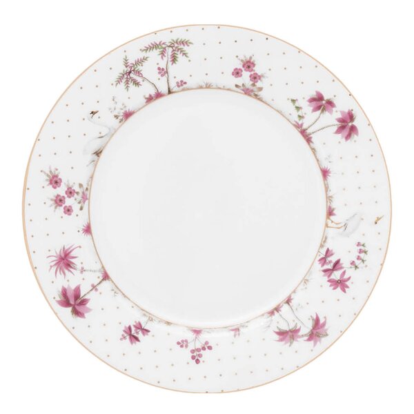 Jolie Dots tallerken 21 cm gull/rosa