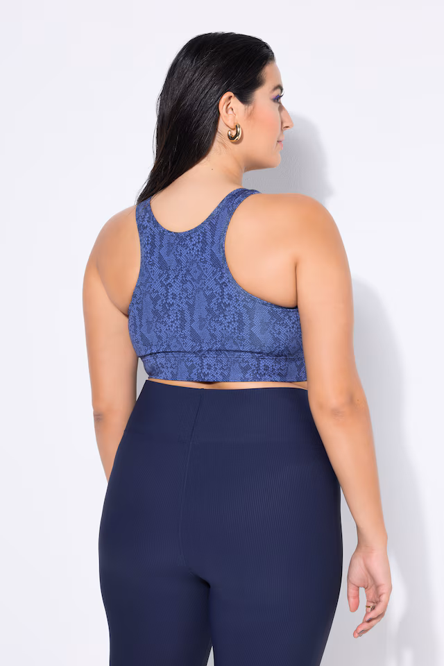 Snake Print Sports Bra