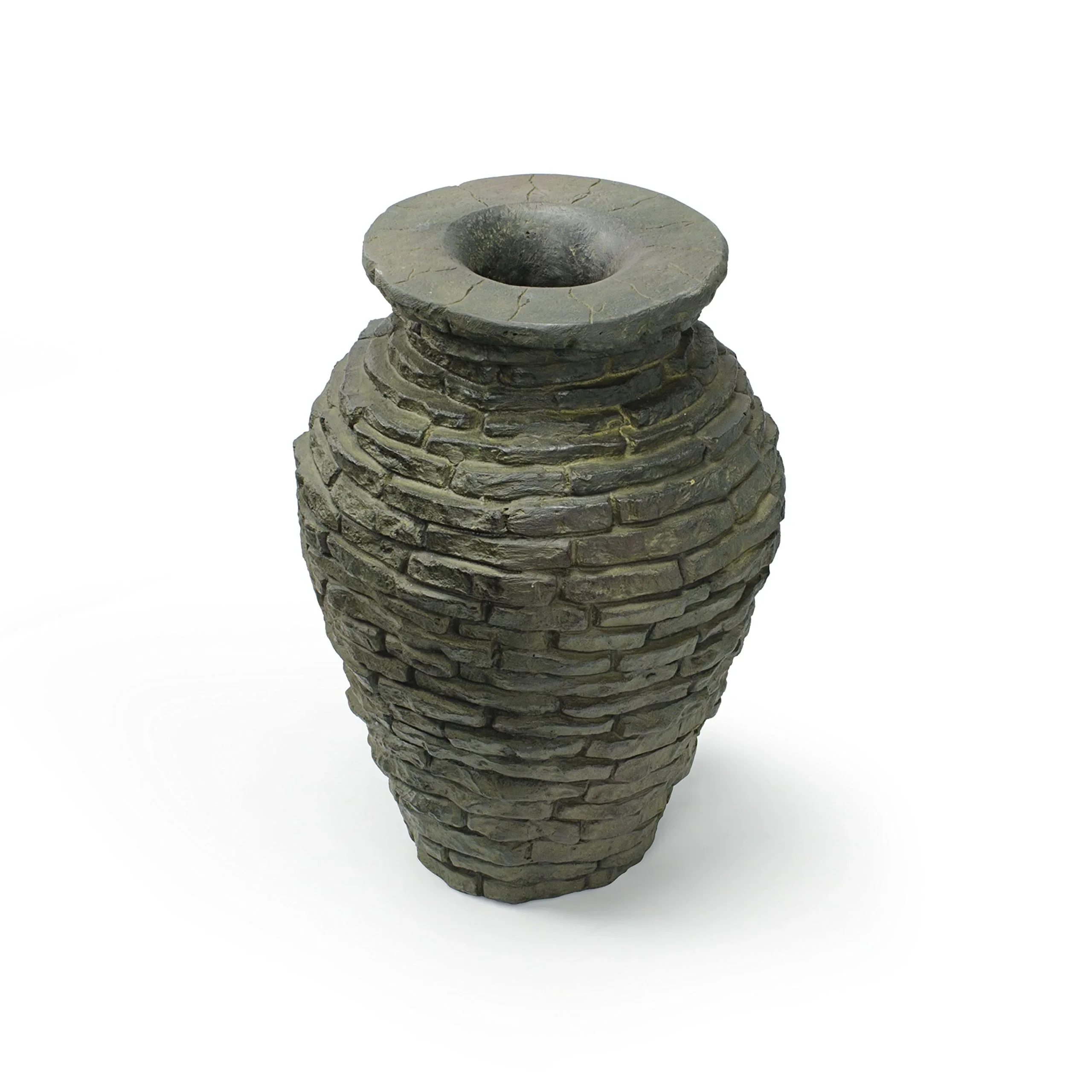 Aquascape 58014 Landscape and Garden, Mini Stacked Urn Water Fountain, Gray Slate