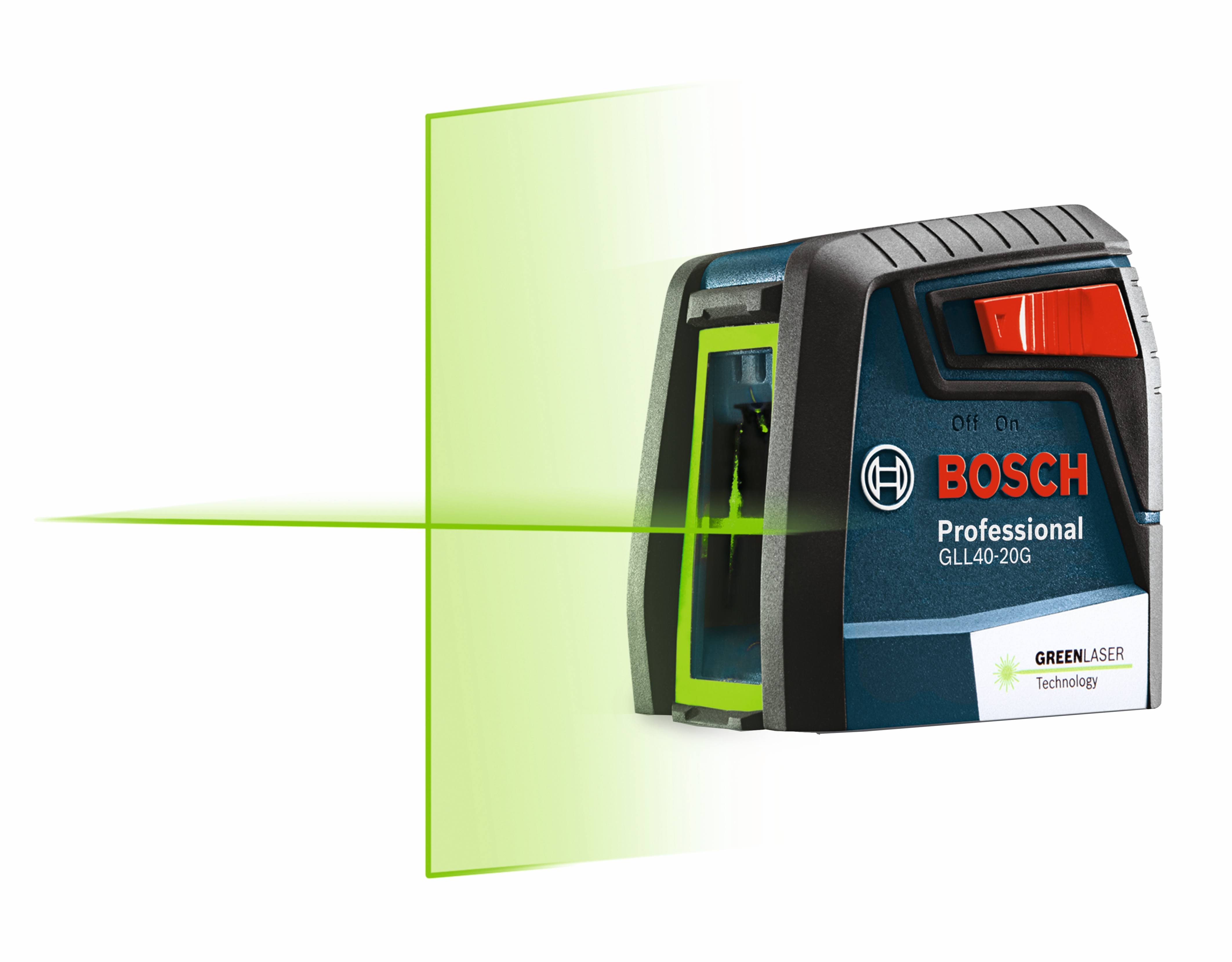 Bosch Gll40-20g Green-Beam Self-Leveling Cross-Line Laser