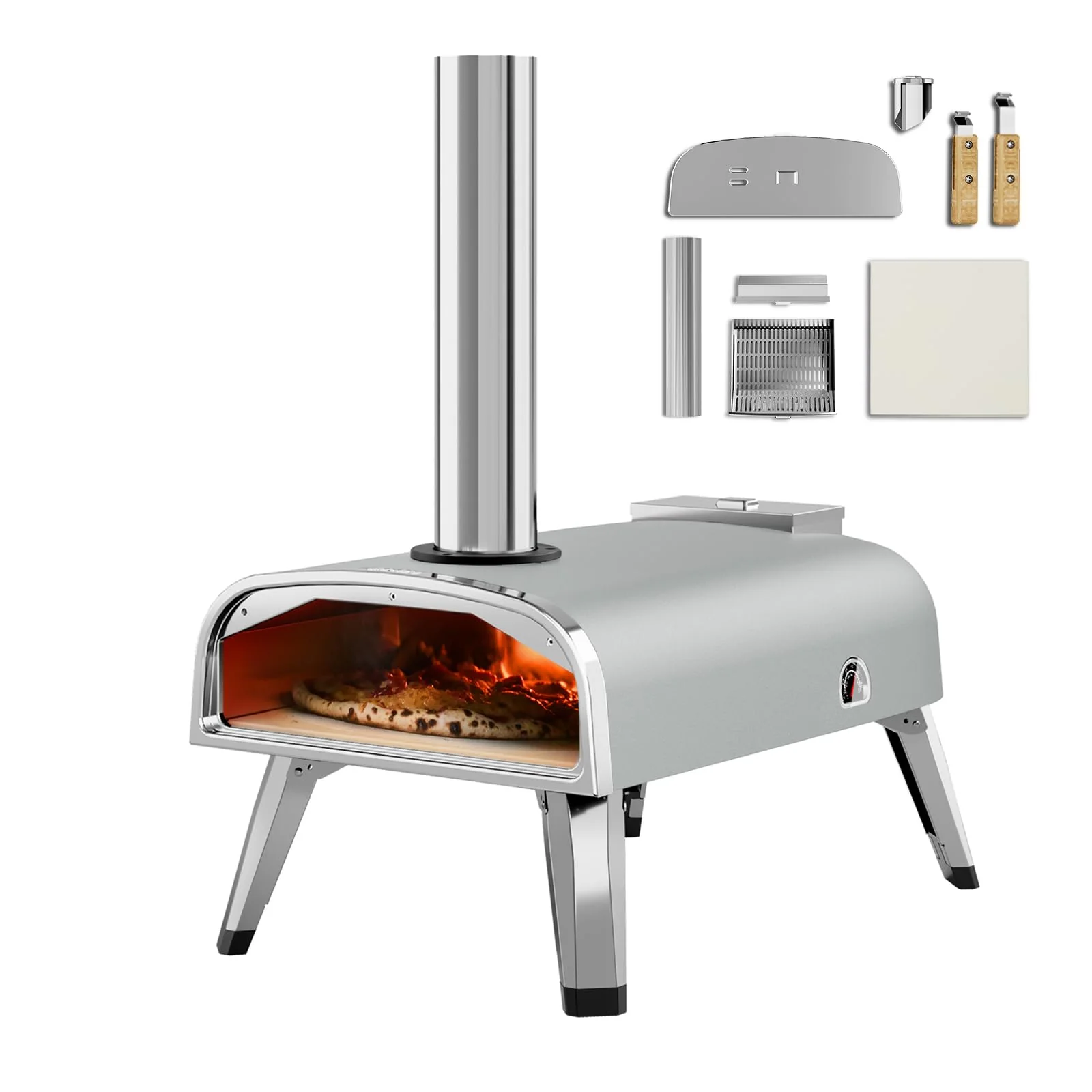 aidpiza Outdoor 12 Wood Fired Pizza Ovens