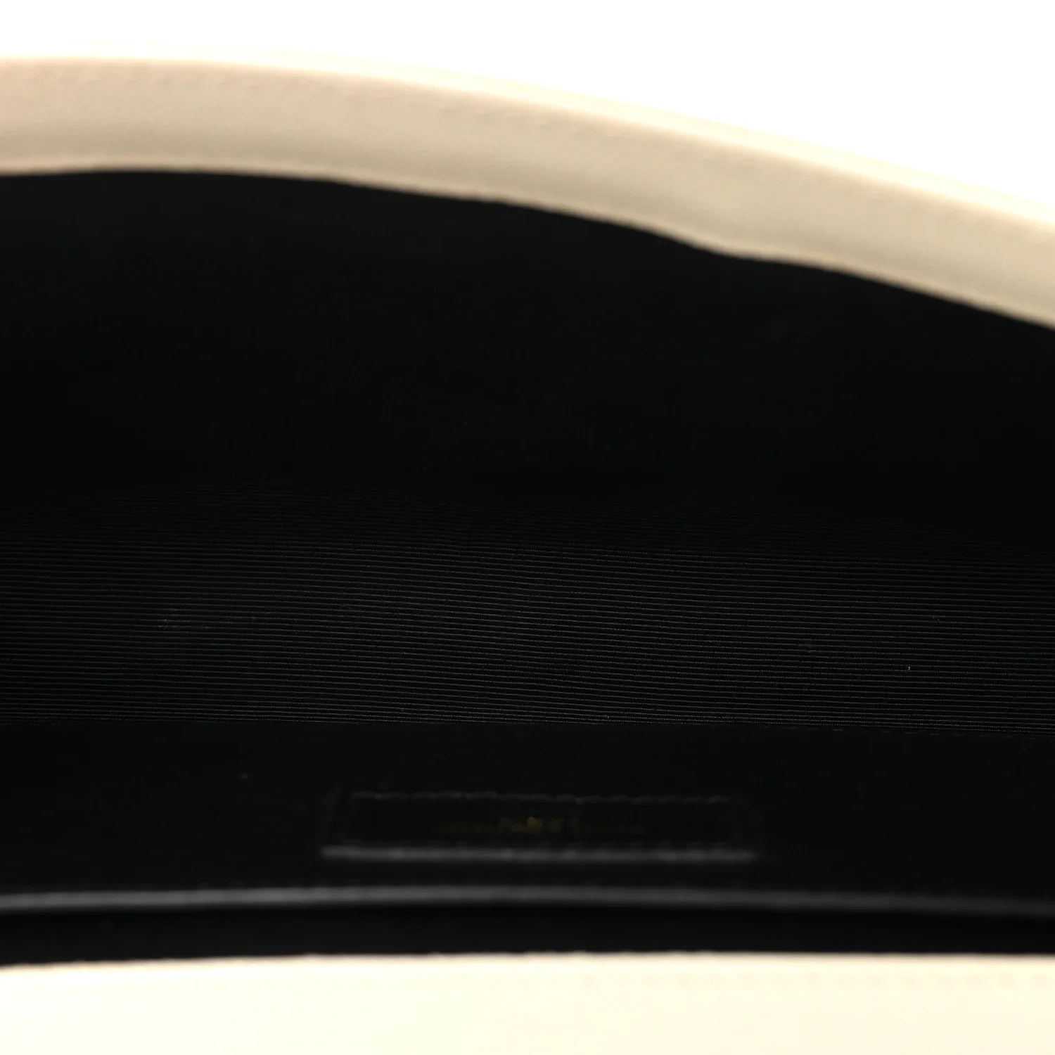 Grain De Poudre Classic Monogram Cassandre Clutch Crema Soft