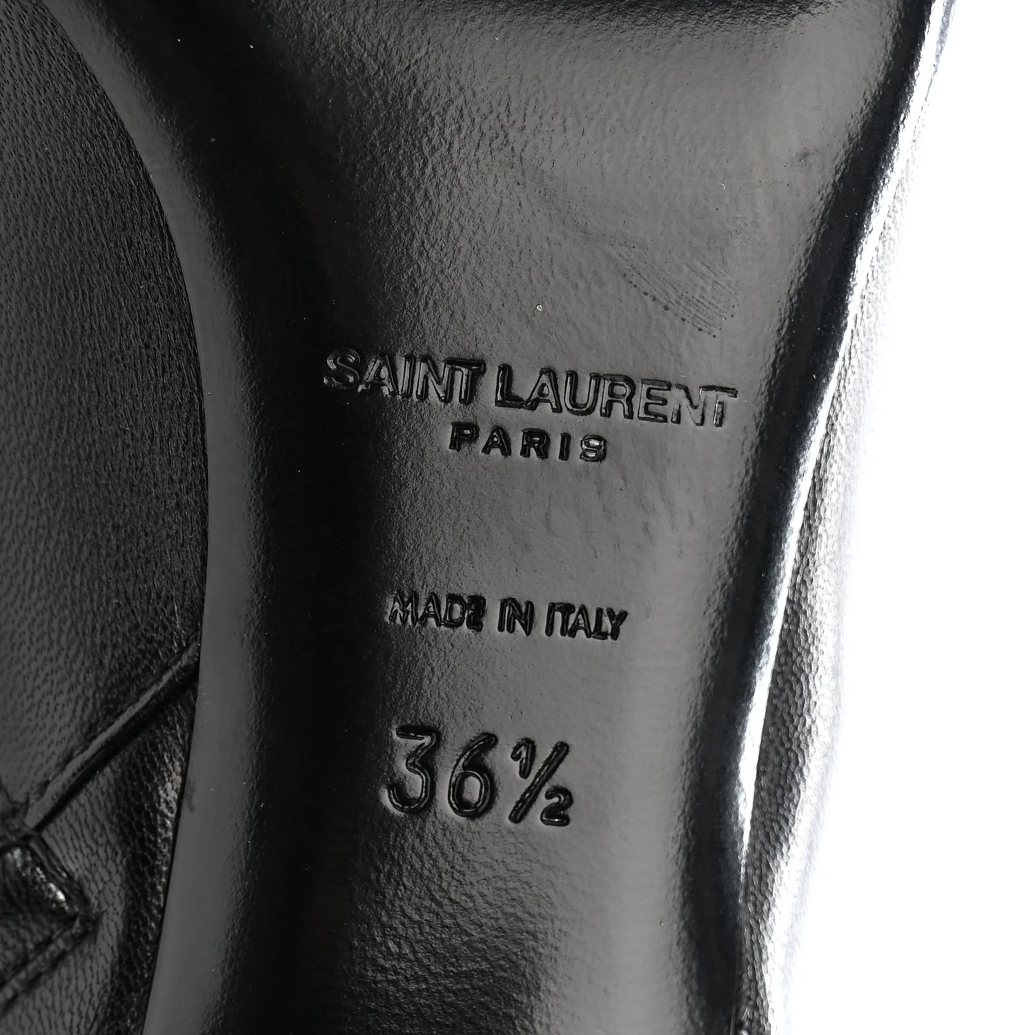 Nappa Vendome Loulou Ankle Zip Boot 36.5 Black