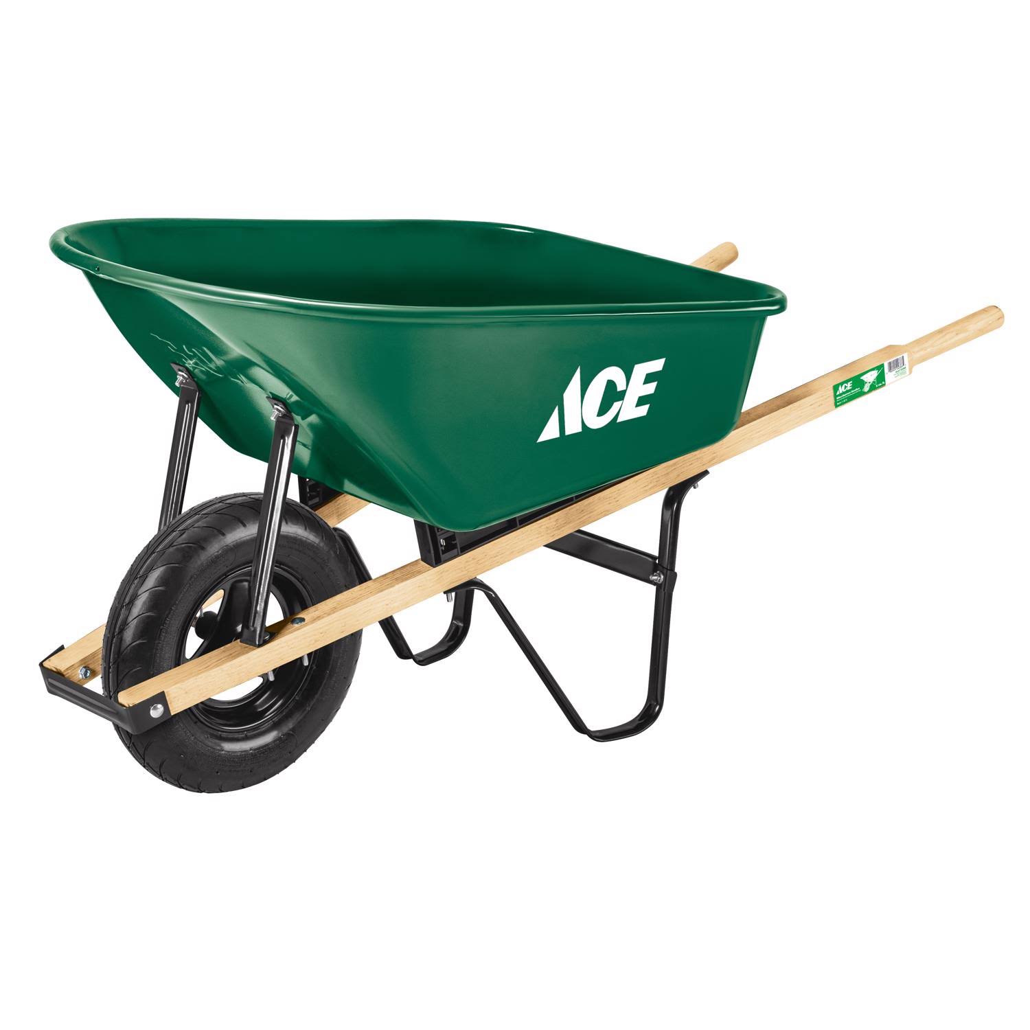 Ace Steel Residential Wheelbarrow - 6 Cu ft