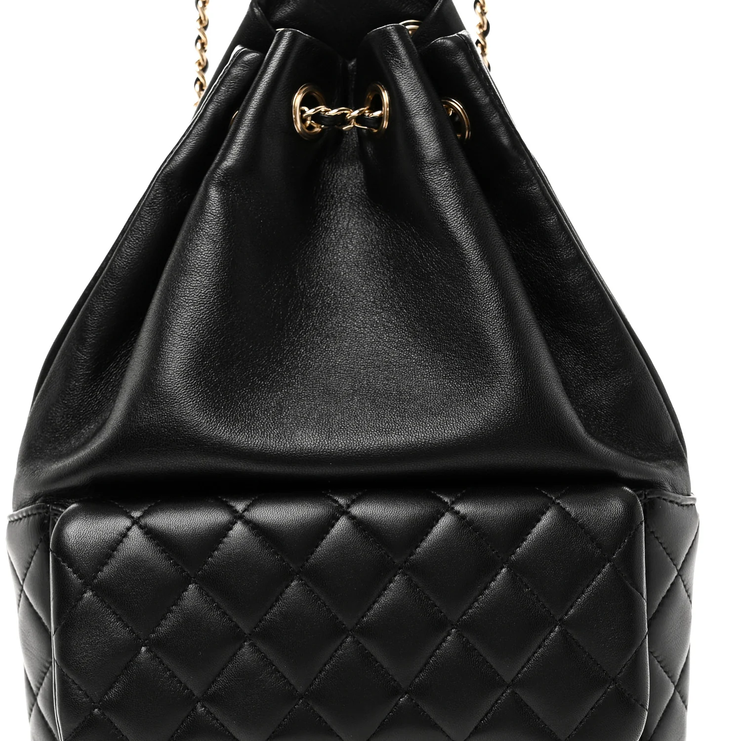 Lambskin Quilted Small In Seoul Backpack Black