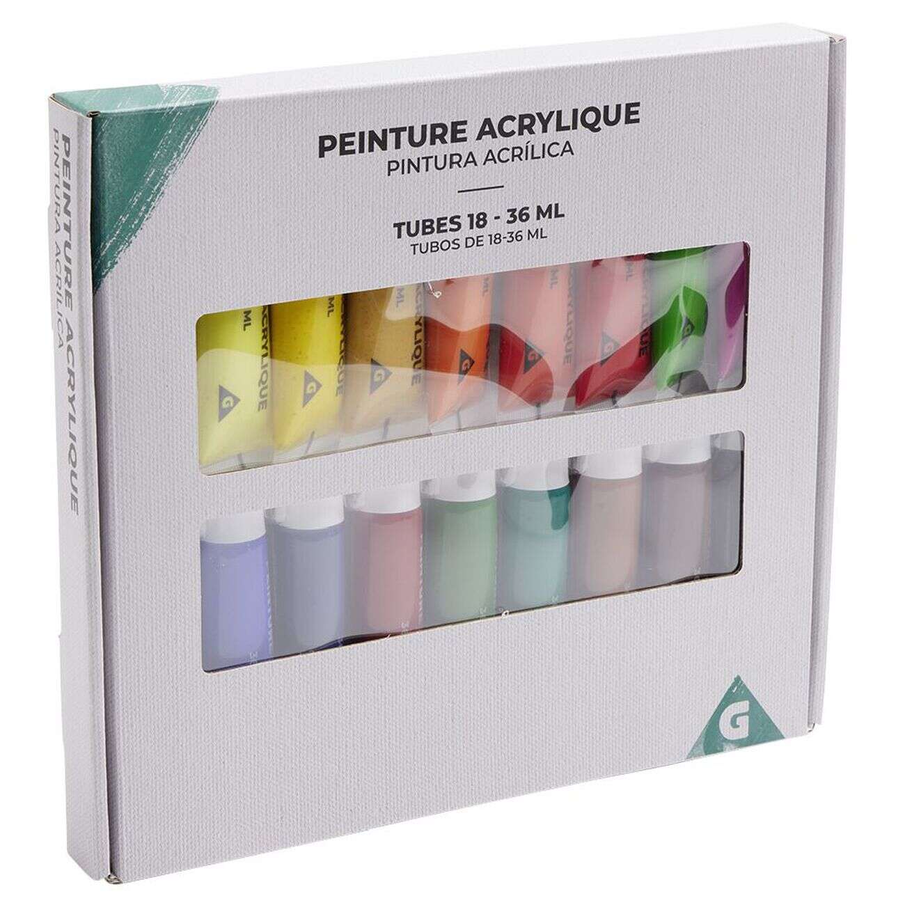 Peinture acrylique 36ml x18