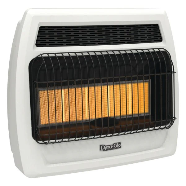 Chauffage mural thermostatique infrarouge sans conduit au gaz naturel de 30 000 BTU