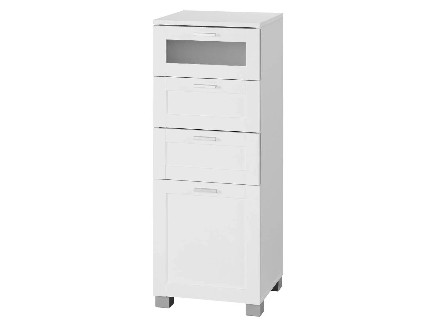 LIVARNO Meuble de salle de bains Basel, 37 x 96,9 x 34,5 cm, blanc
